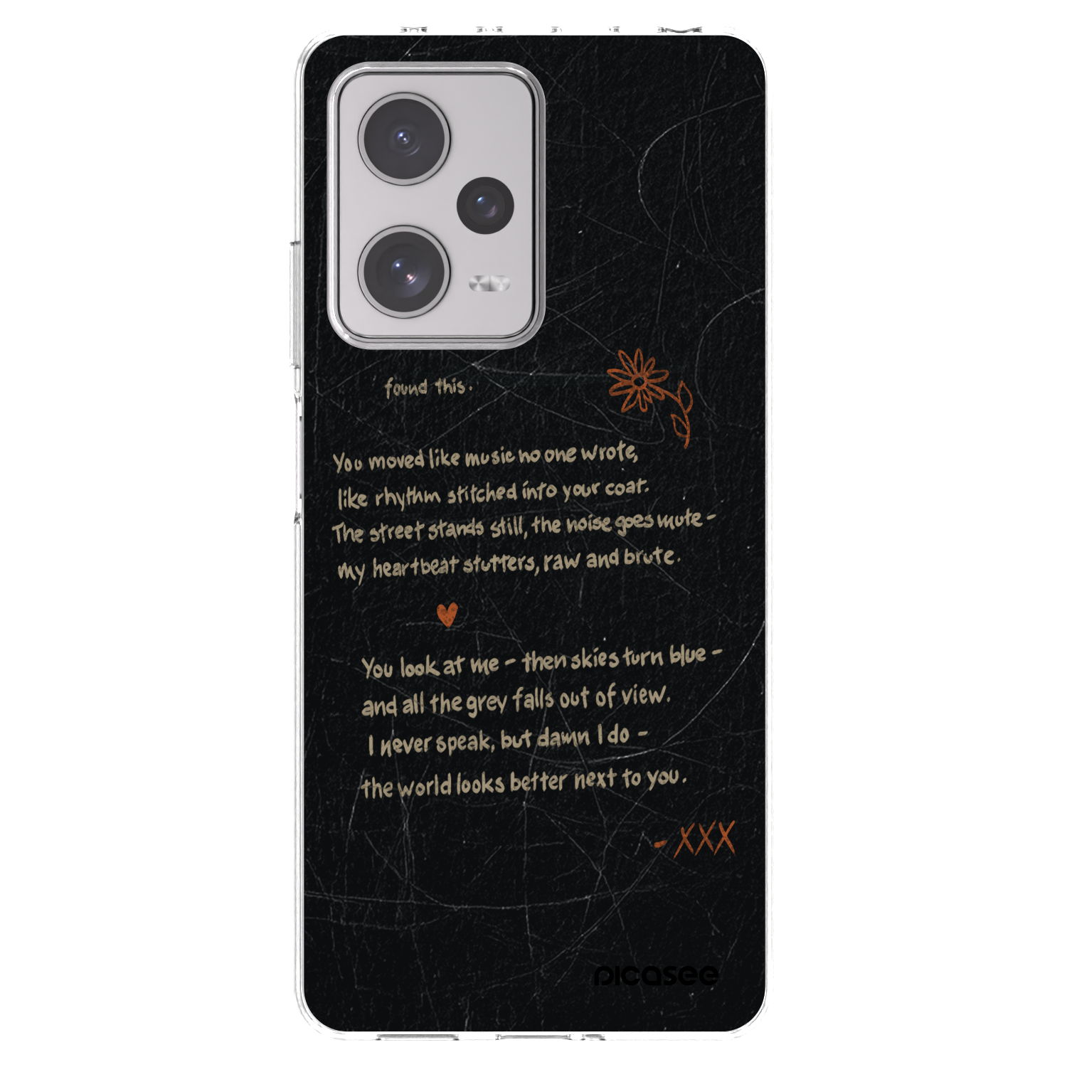 Picasee silikónový prehľadný obal pre Xiaomi Redmi Note 12 Pro+ 5G - POET