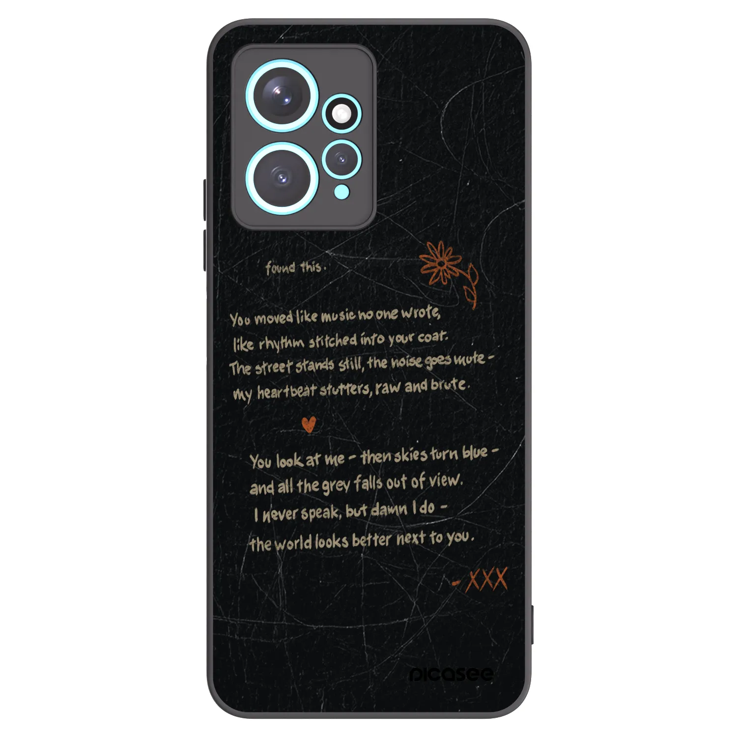 Picasee silikónový čierny obal pre Xiaomi Redmi Note 12 4G - POET