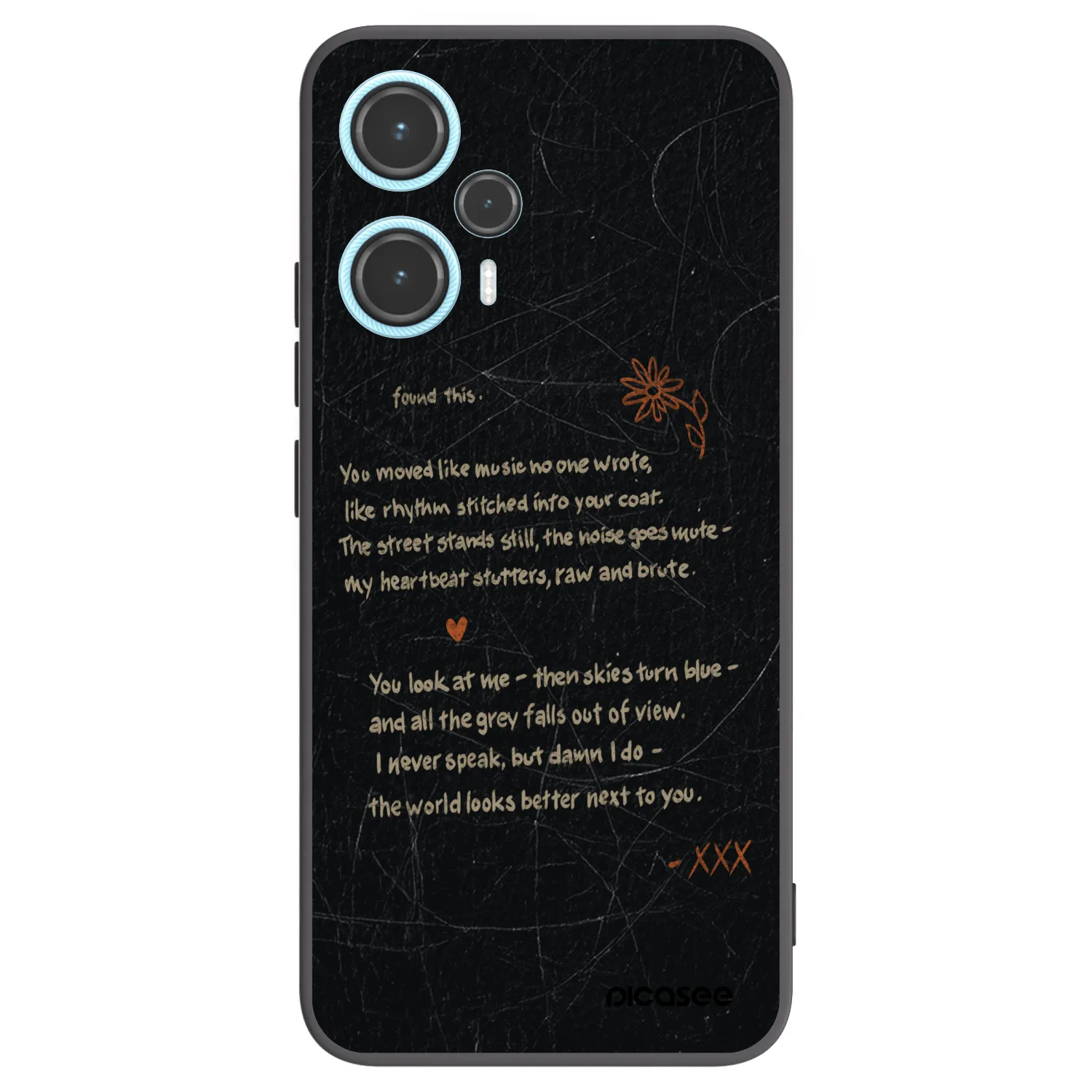 Picasee silikónový čierny obal pre Xiaomi Poco F5 - POET
