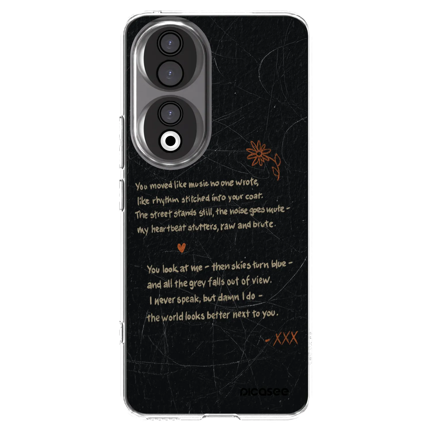 Picasee silikónový prehľadný obal pre Honor 90 5G - POET