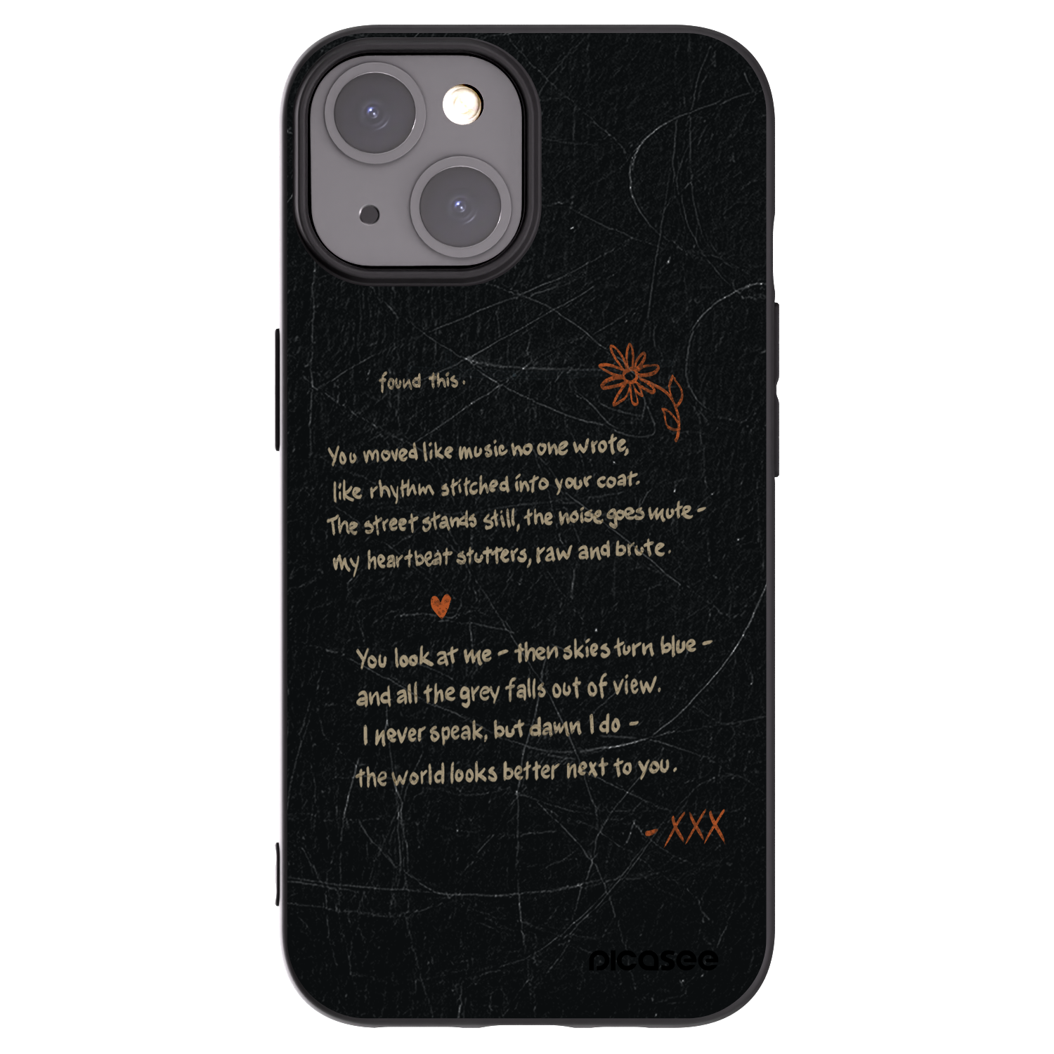 Silikónový čierny obal pre Apple iPhone 15 - POET