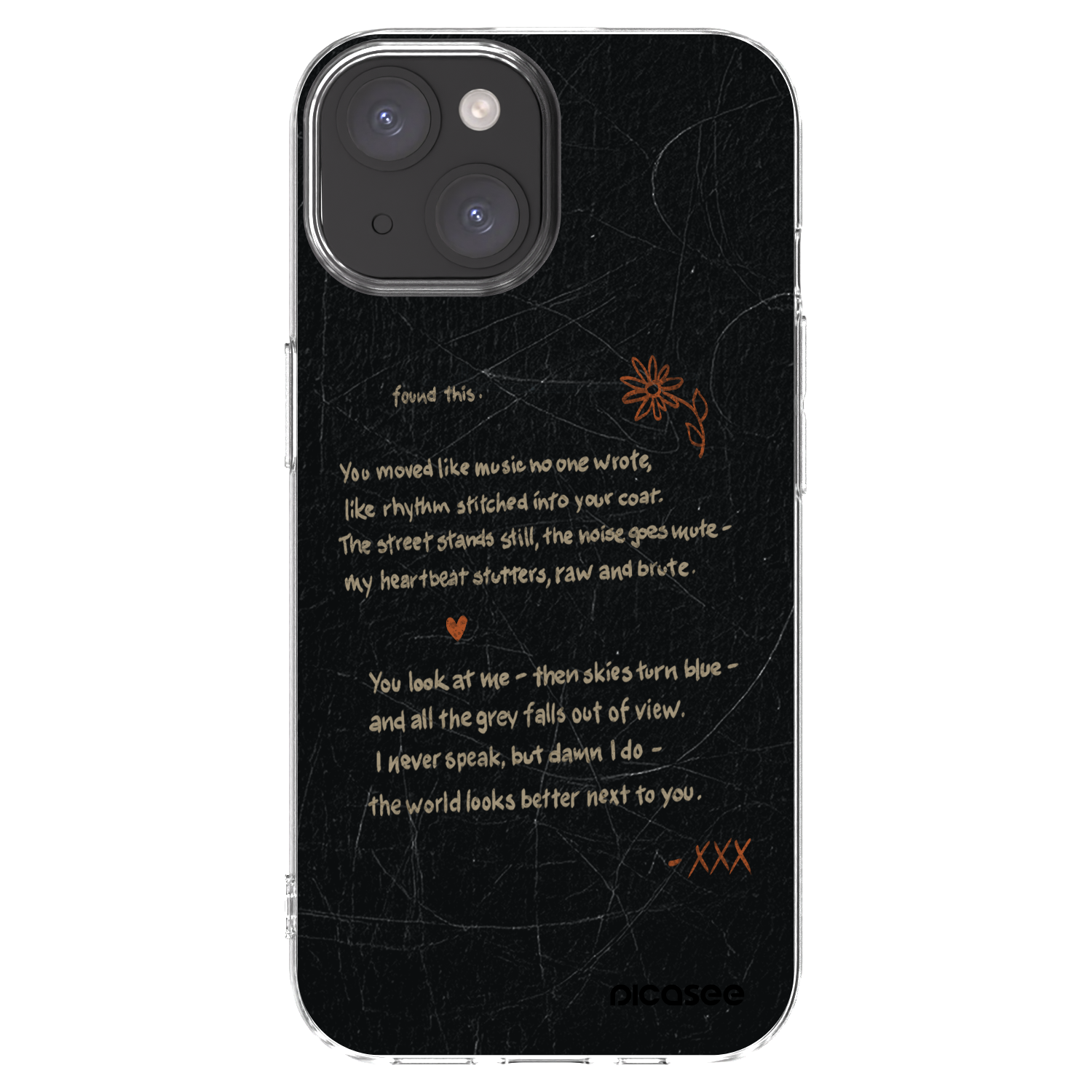 Silikónový prehľadný obal pre Apple iPhone 15 - POET
