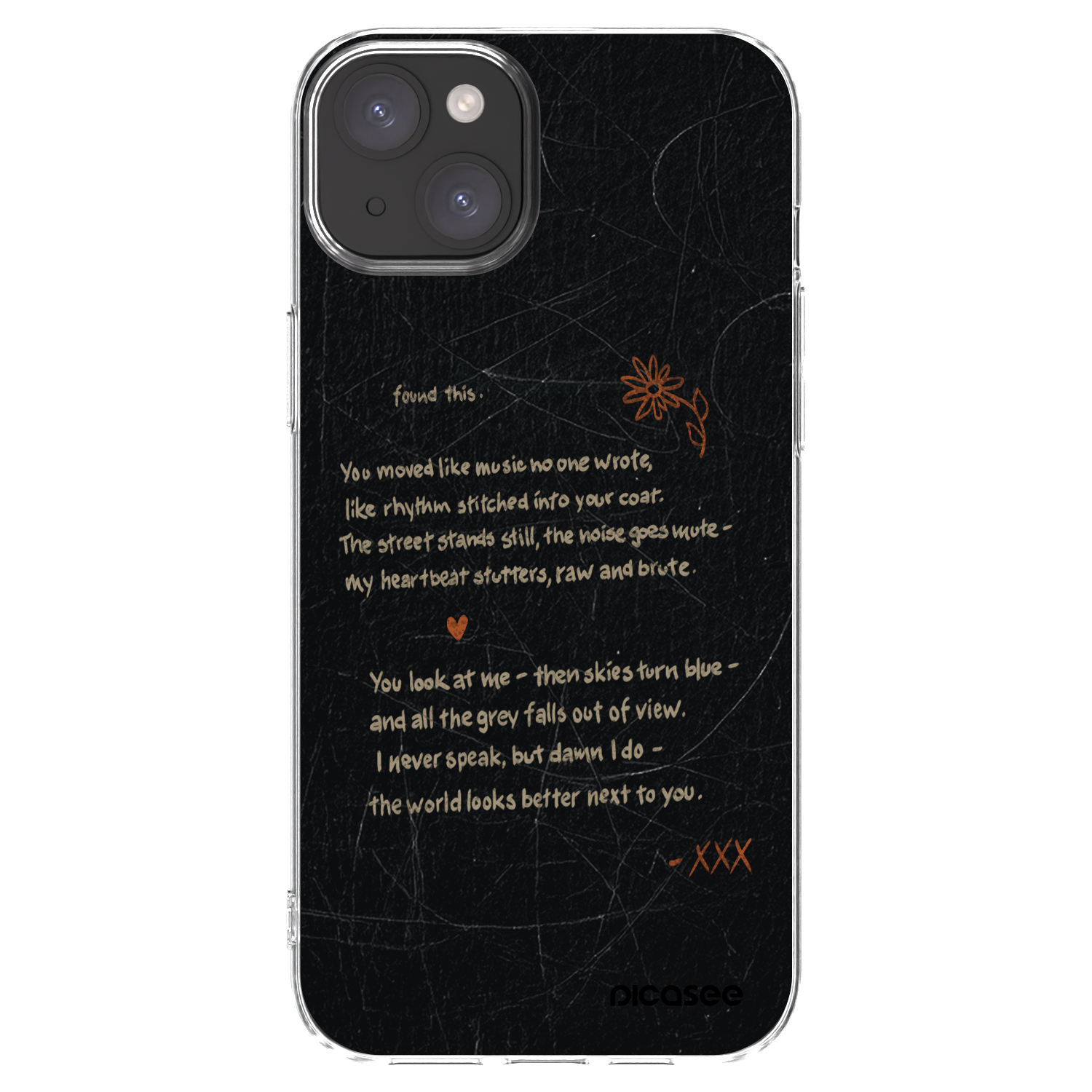 Silikónový prehľadný obal pre Apple iPhone 15 Plus - POET