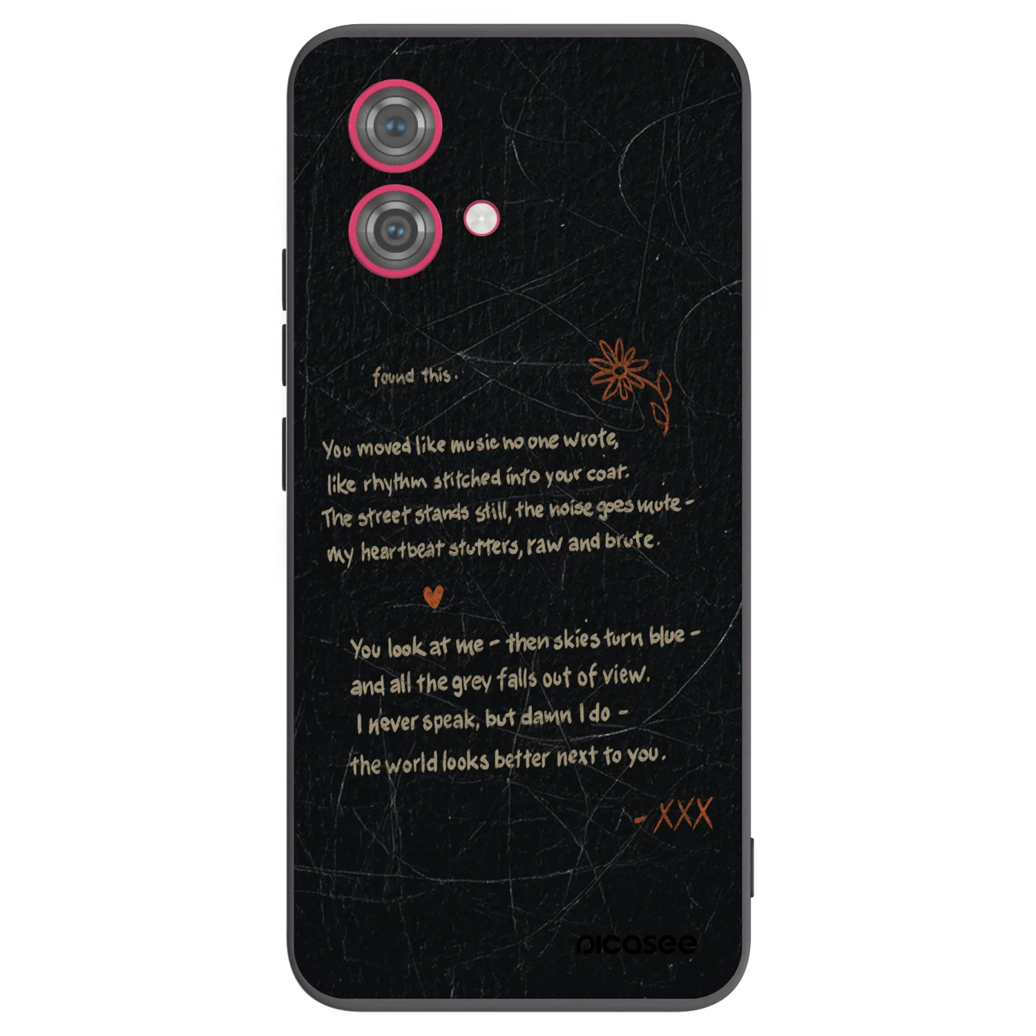 Silikónový čierny obal pre Motorola Moto G84 5G - POET