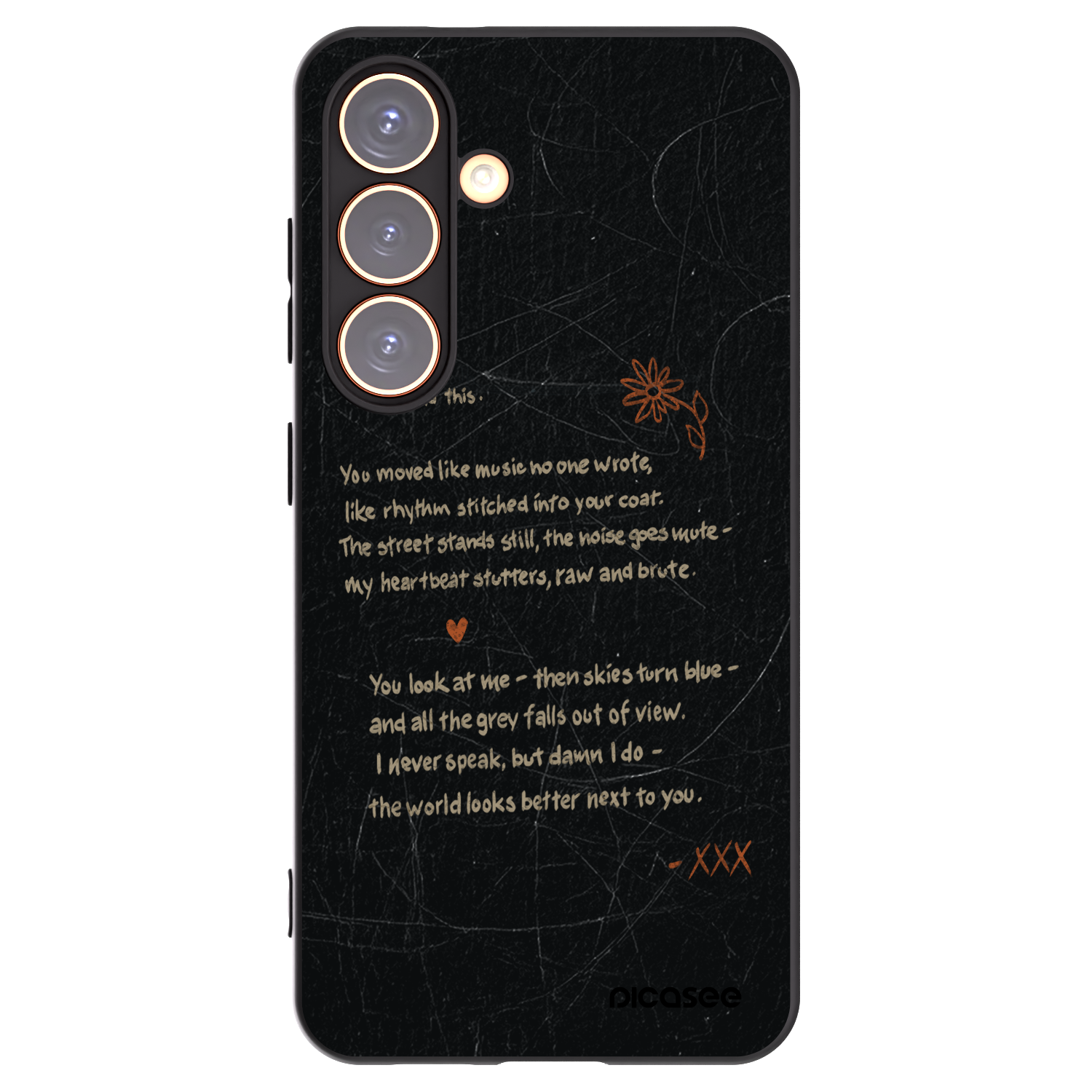Picasee silikónový čierny obal pre Samsung Galaxy S24 S921B 5G - POET