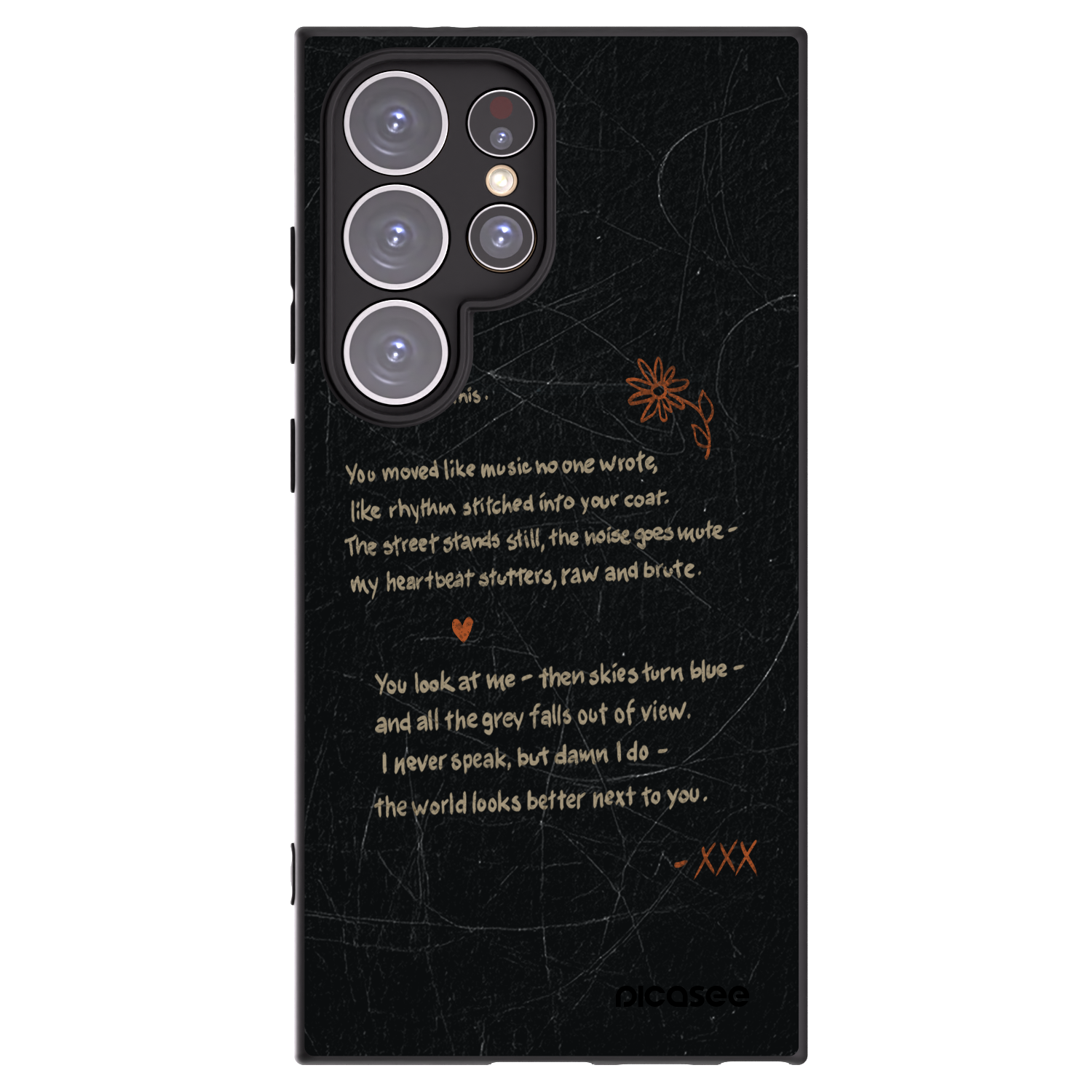 Picasee silikónový čierny obal pre Samsung Galaxy S24 Ultra S928B 5G - POET