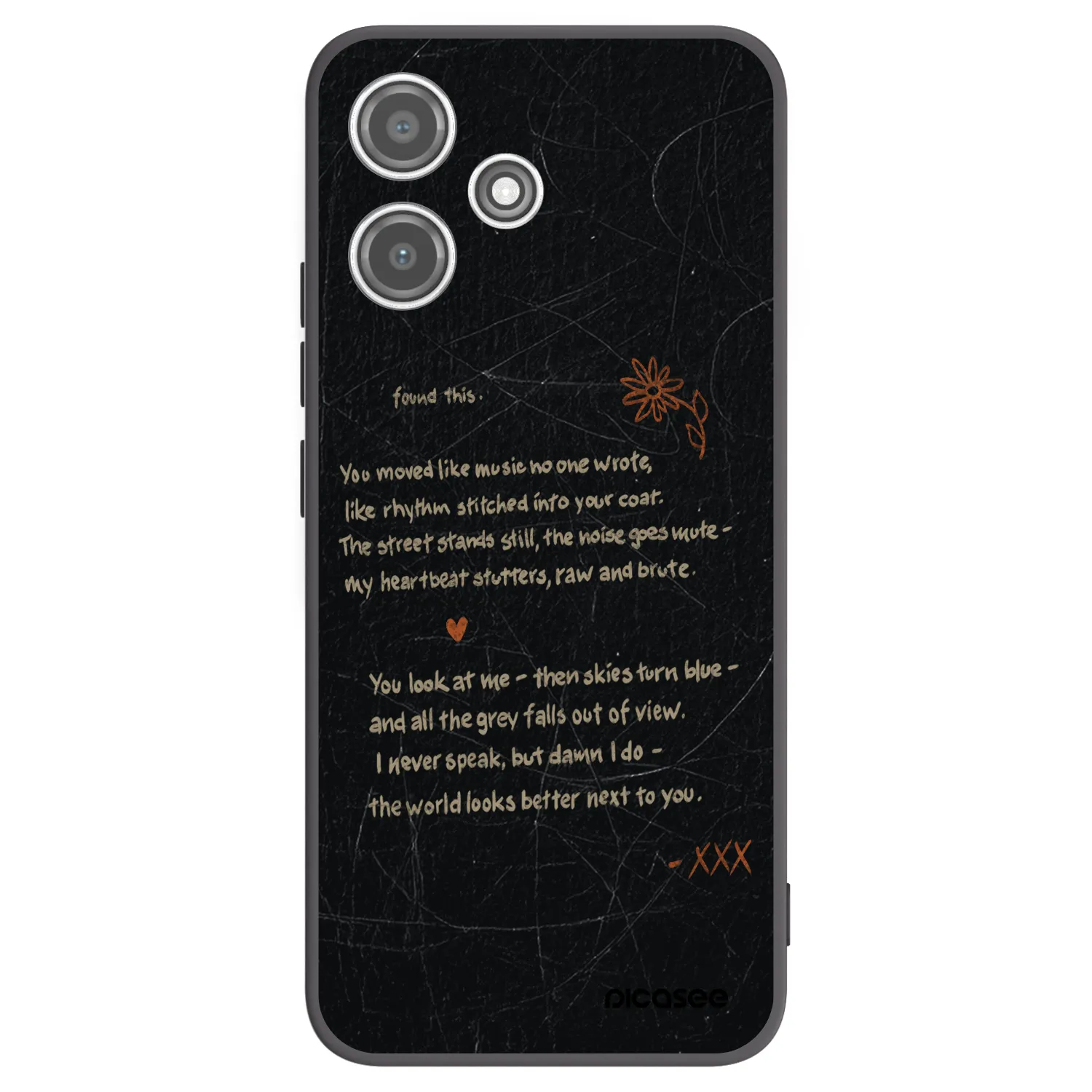 Picasee silikónový čierny obal pre Xiaomi Redmi 12 5G - POET