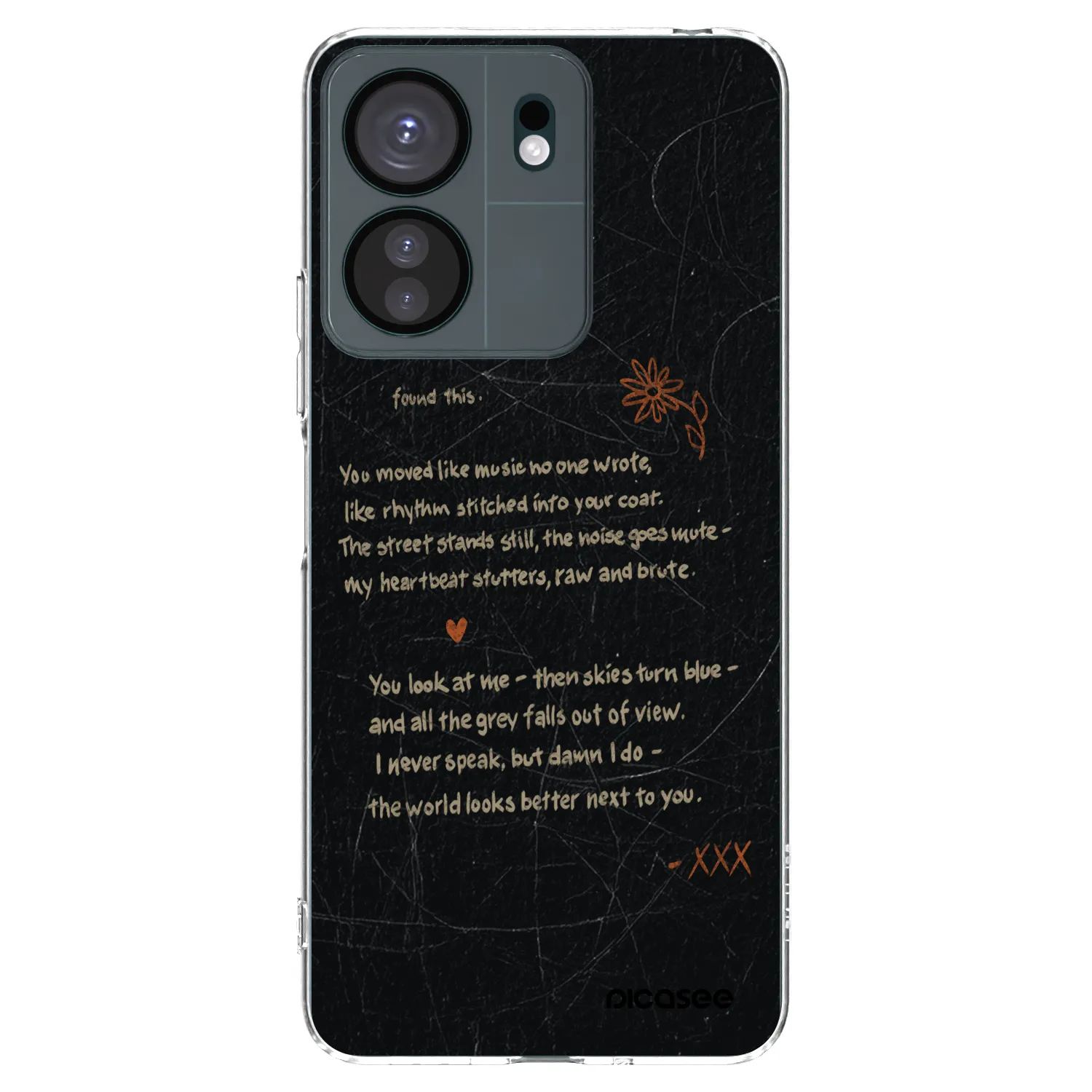 Picasee silikónový prehľadný obal pre Xiaomi Redmi 13C 4G - POET