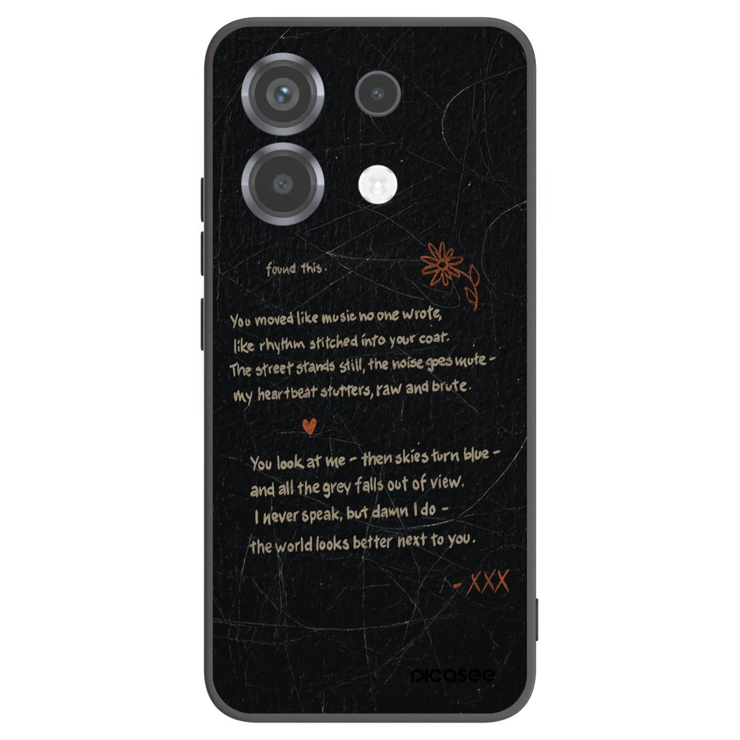 Picasee silikónový čierny obal pre Xiaomi Poco X6 - POET