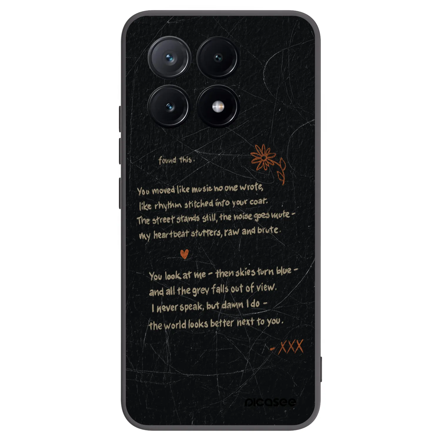 Picasee silikónový čierny obal pre Xiaomi Poco X6 Pro - POET