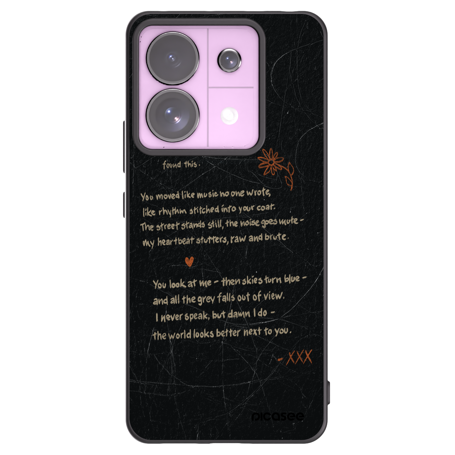 Picasee silikónový čierny obal pre Xiaomi Redmi Note 13 Pro 5G - POET