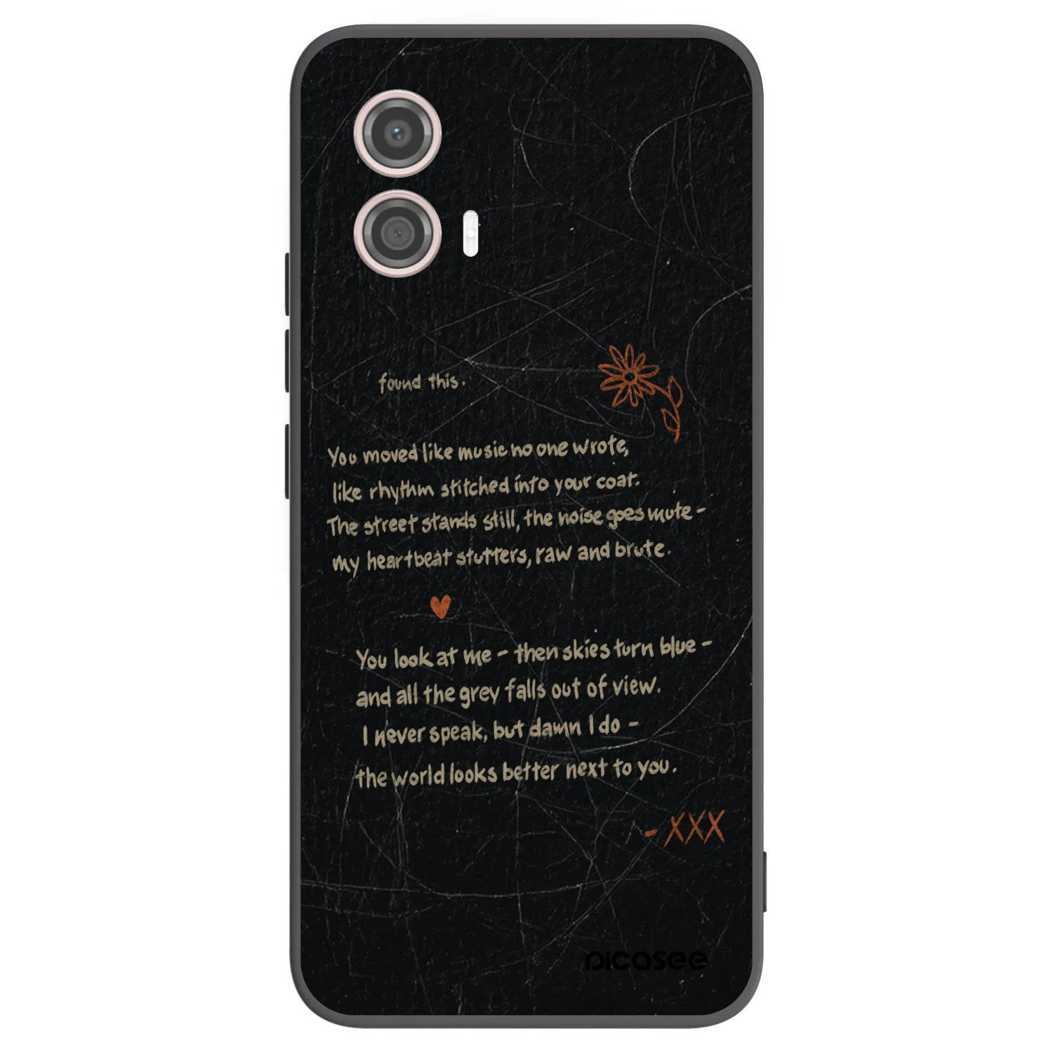 Picasee silikónový čierny obal pre Motorola Moto G53 5G - POET