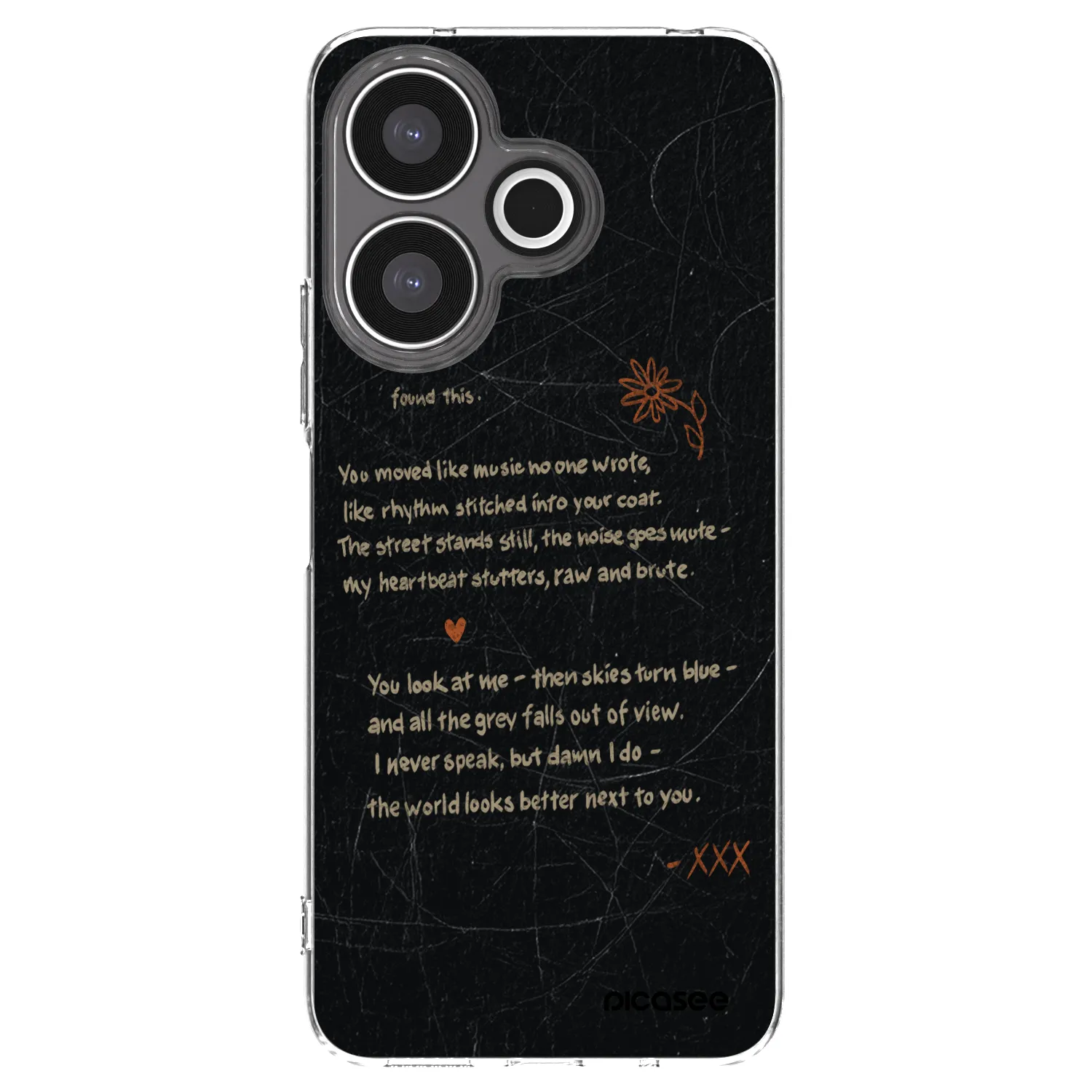 Picasee silikónový prehľadný obal pre Xiaomi Redmi 13 4G - POET