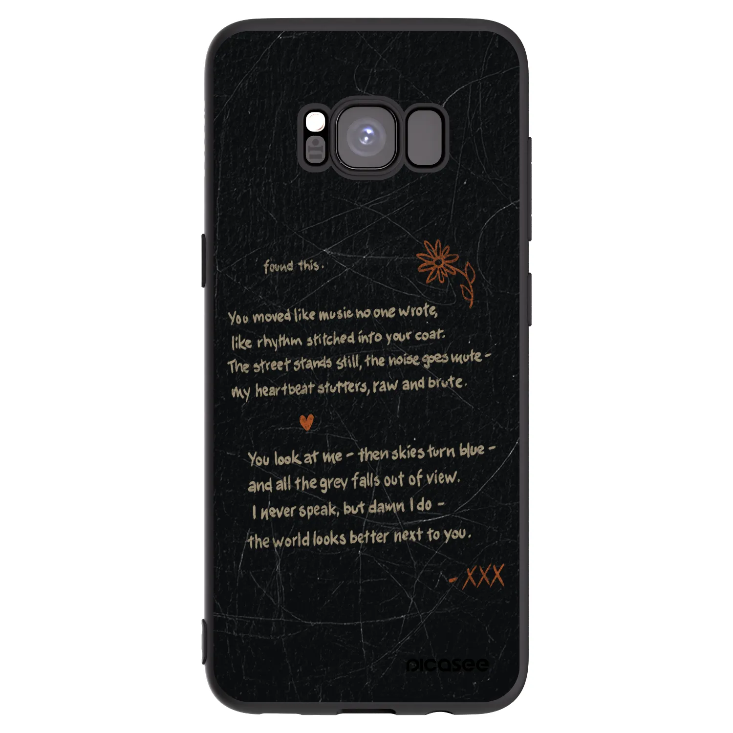 Picasee silikónový čierny obal pre Samsung Galaxy S8 G950F - POET
