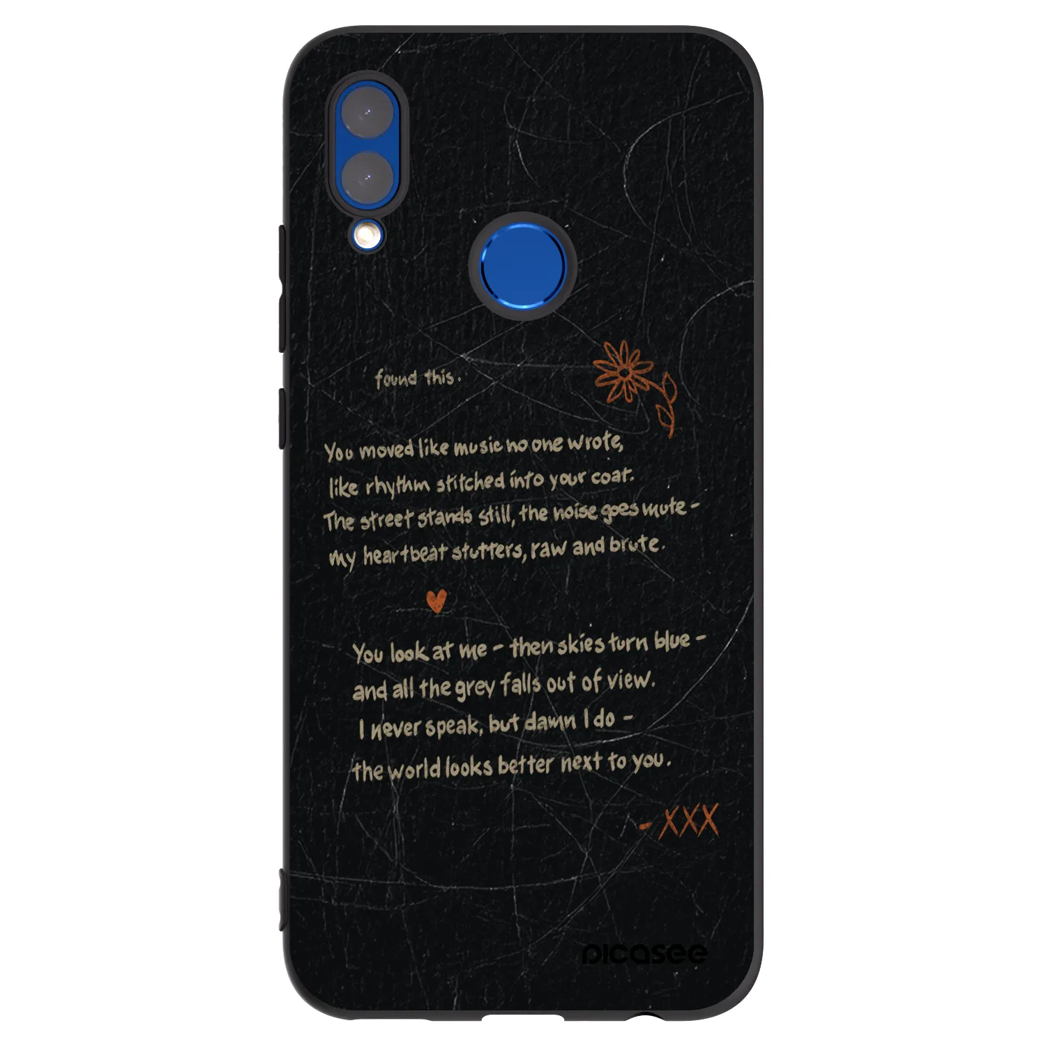 Picasee silikónový čierny obal pre Huawei P Smart 2019 - POET