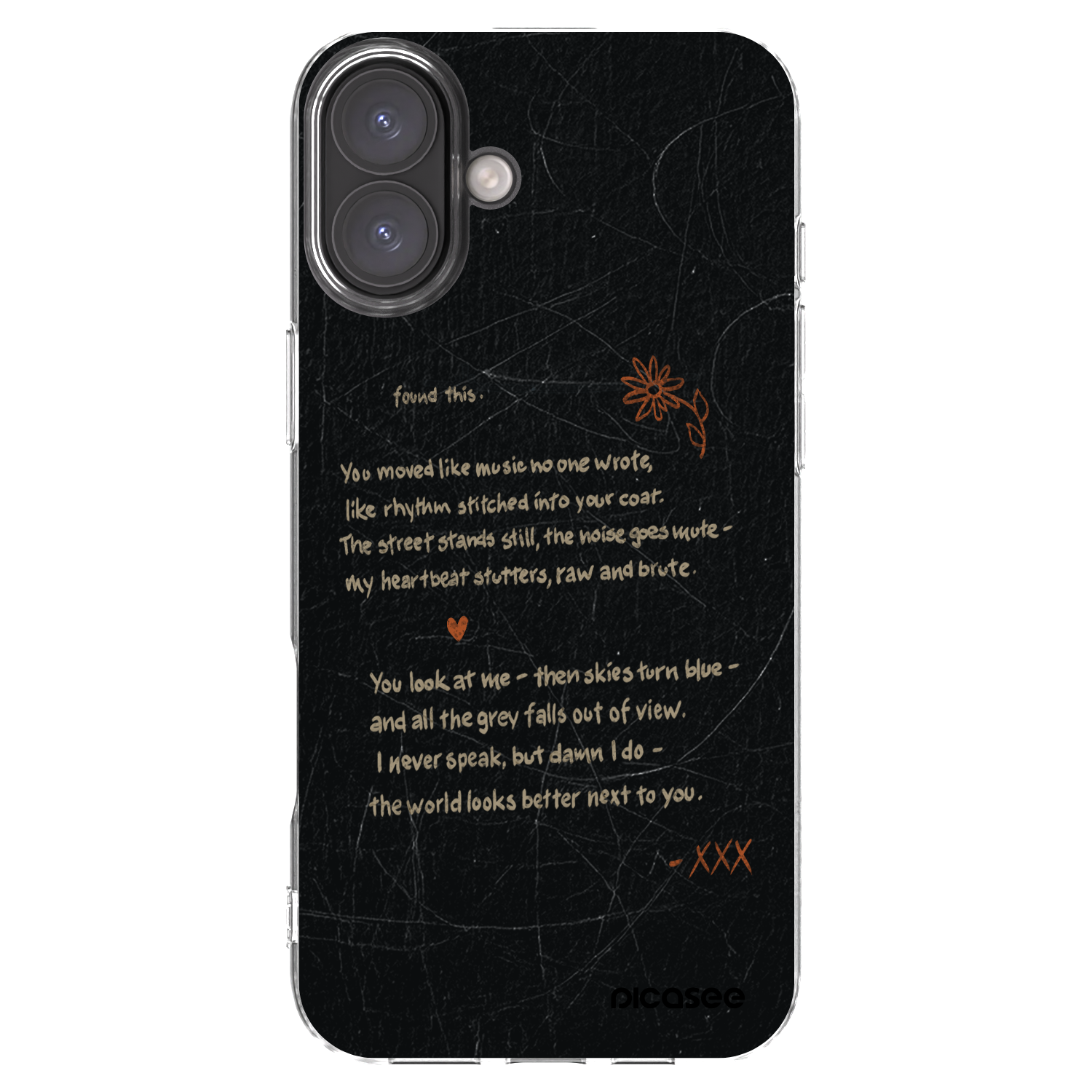 Picasee silikónový prehľadný obal pre Apple iPhone 16 Plus - POET