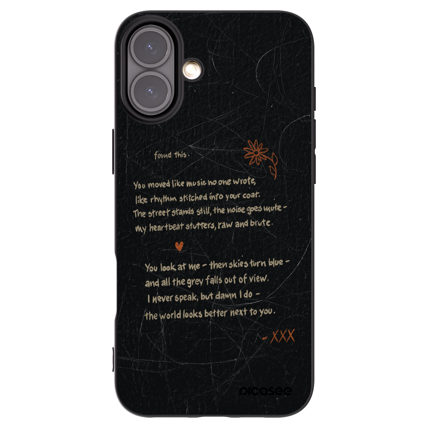 Picasee silikónový čierny obal pre Apple iPhone 16 Plus - POET