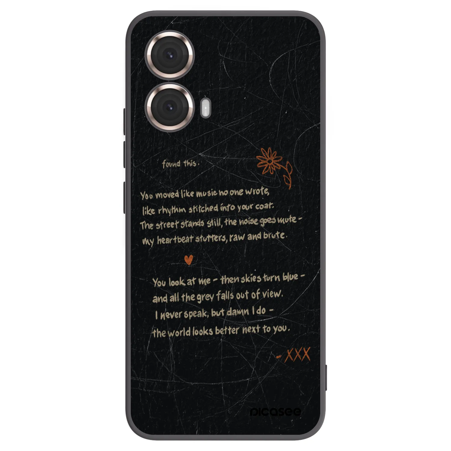 Silikónový čierny obal pre Motorola Moto G85 - POET