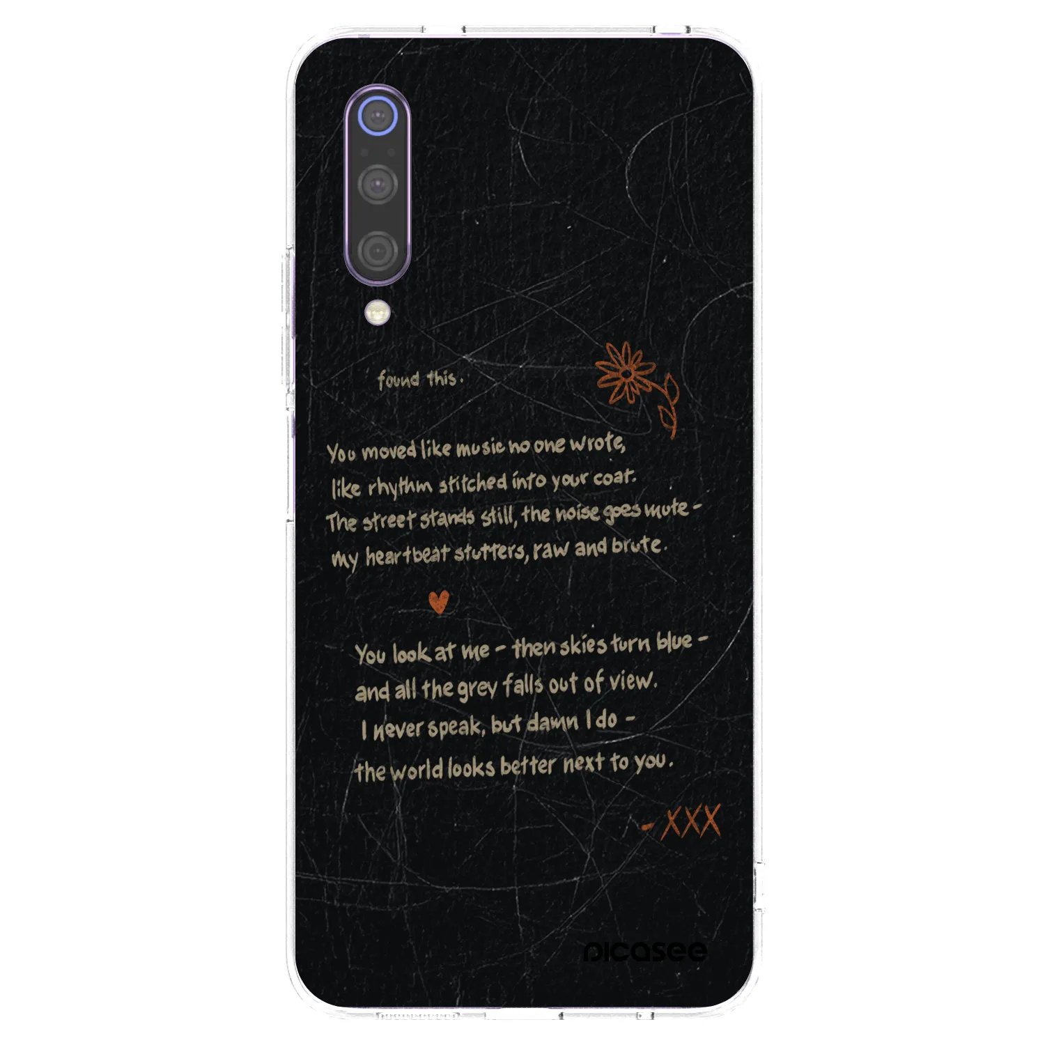Picasee silikónový prehľadný obal pre Xiaomi Mi 9 - POET