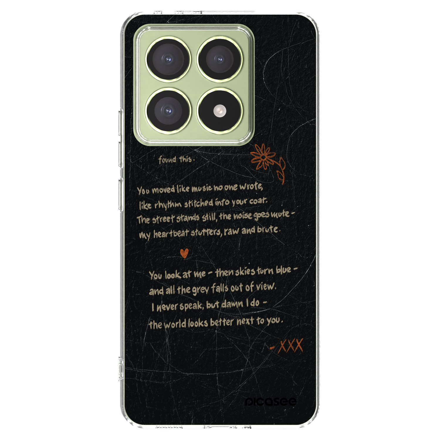 Picasee silikónový prehľadný obal pre Xiaomi 14T - POET