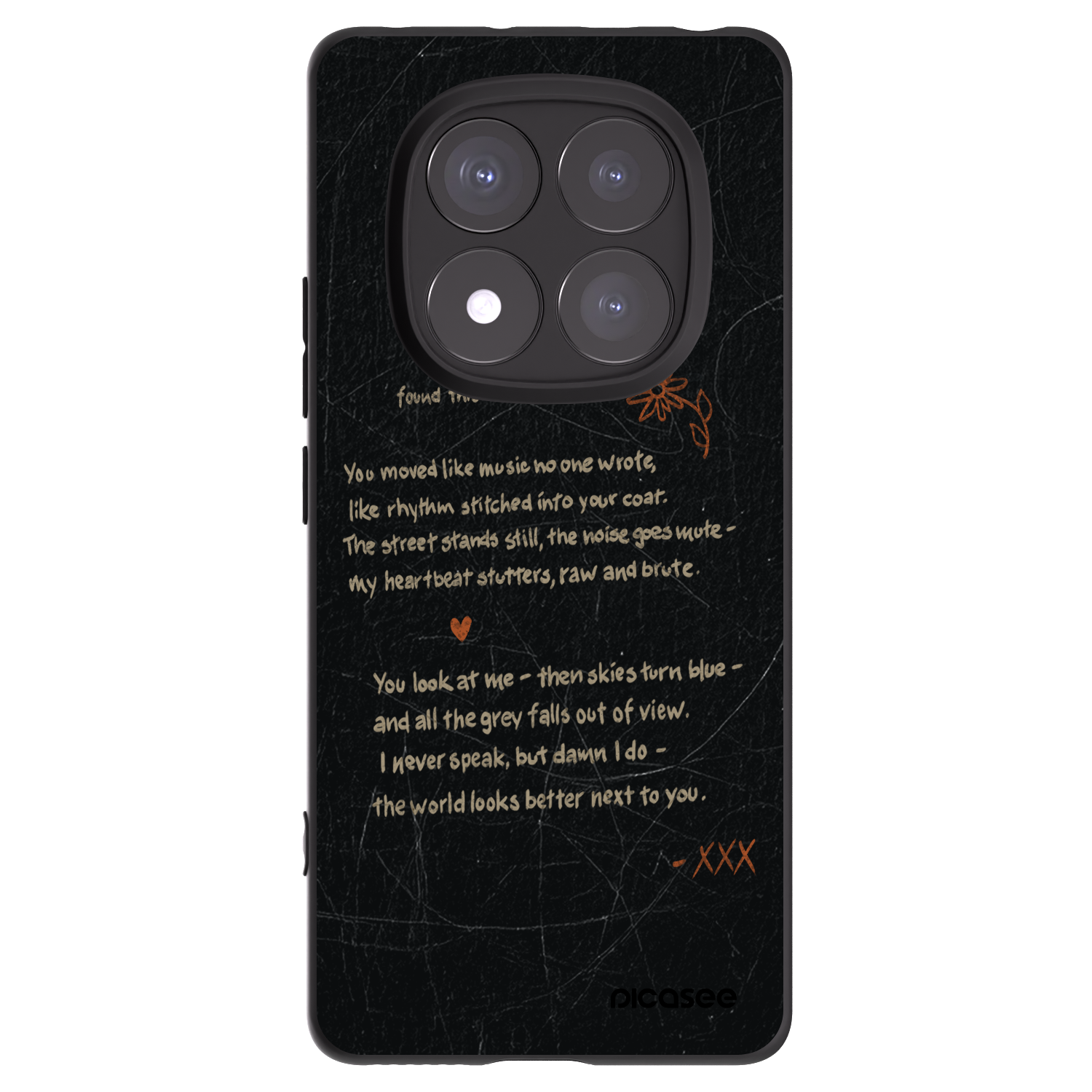 Silikónový čierny obal pre Xiaomi Redmi Note 14 Pro+ 5G - POET