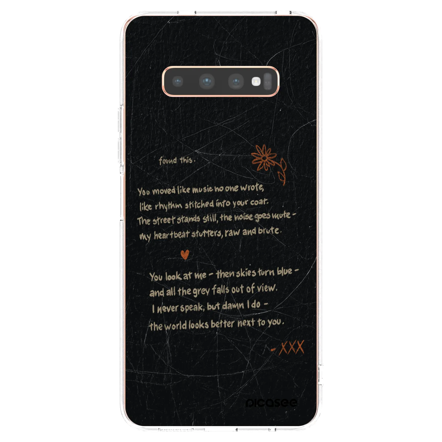 Picasee silikónový prehľadný obal pre Samsung Galaxy S10 Plus G975 - POET