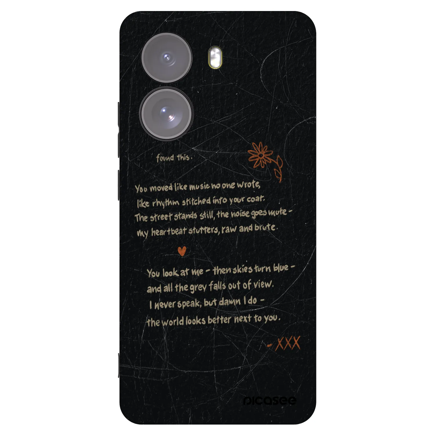 Picasee silikónový čierny obal pre Xiaomi Poco X7 - POET