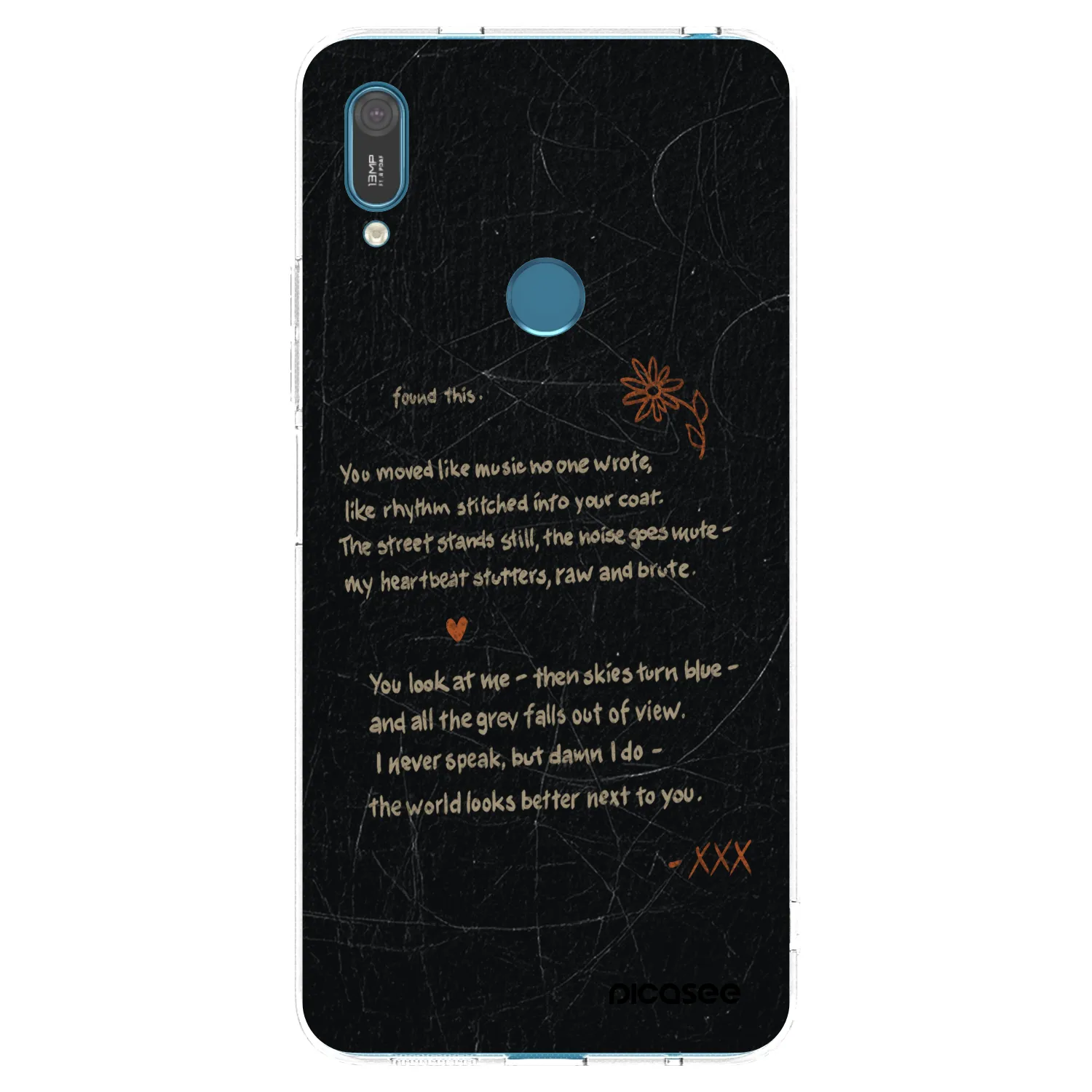 Picasee silikónový prehľadný obal pre Huawei Y7 2019 - POET