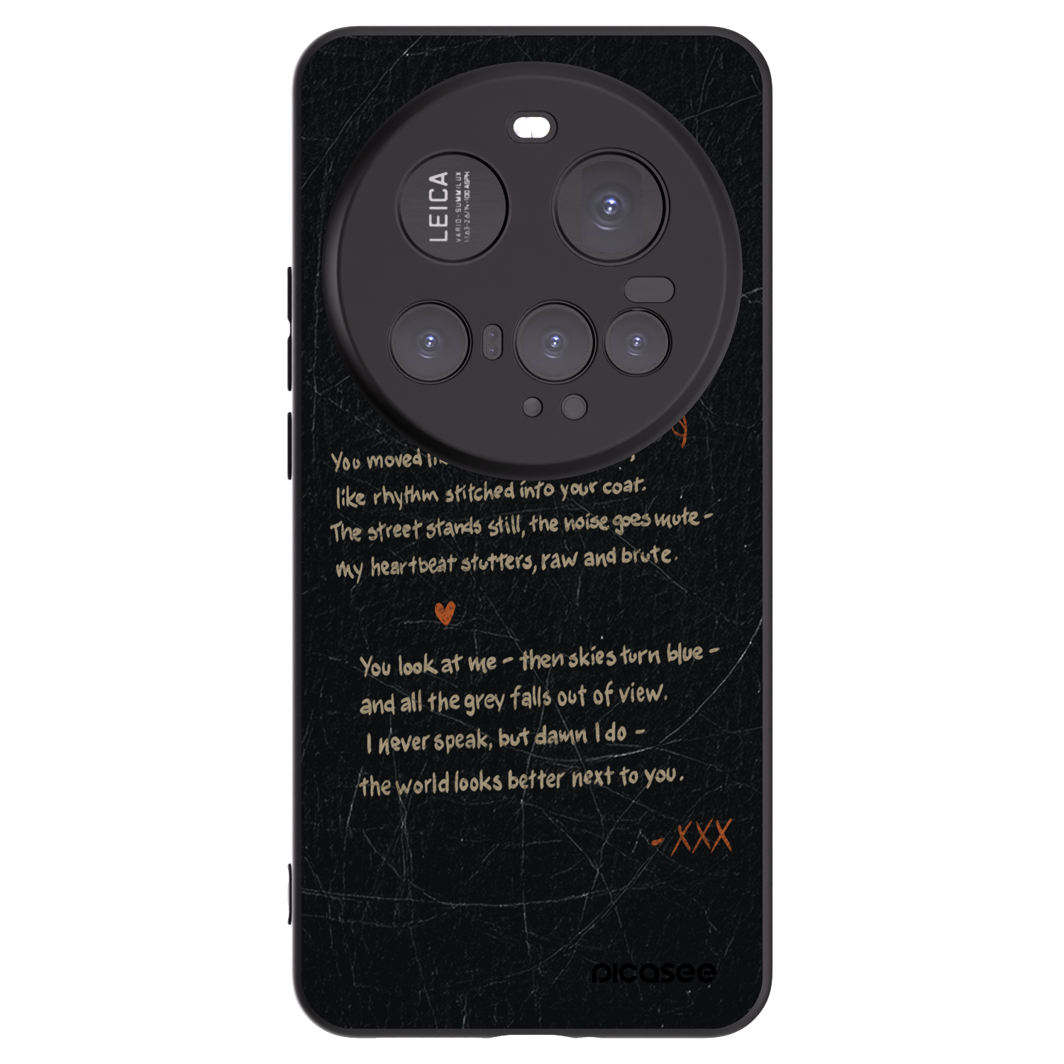 Picasee silikónový čierny obal pre Xiaomi 15 Ultra - POET