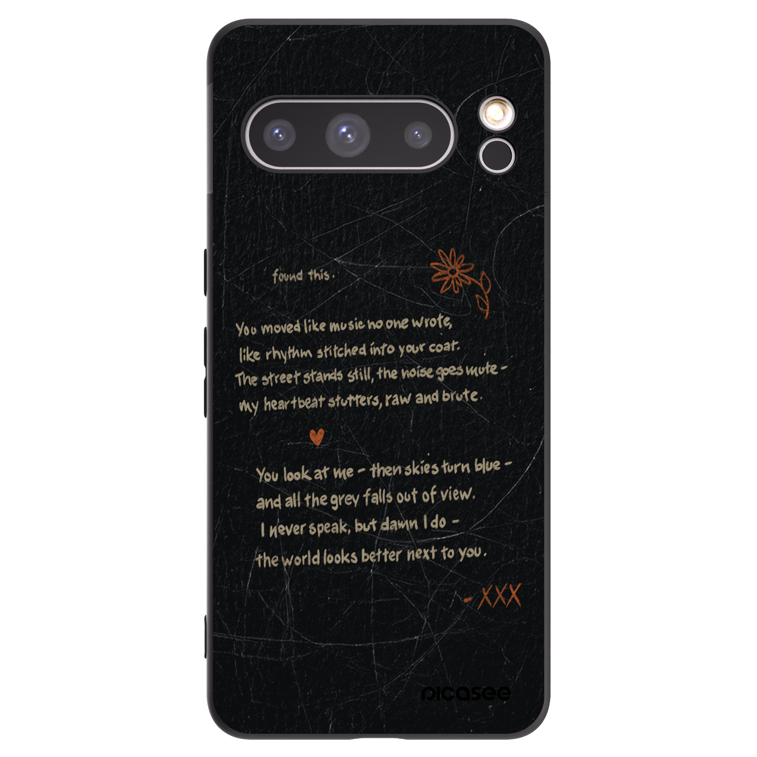 Picasee silikónový čierny obal pre Google Pixel 8 Pro - POET