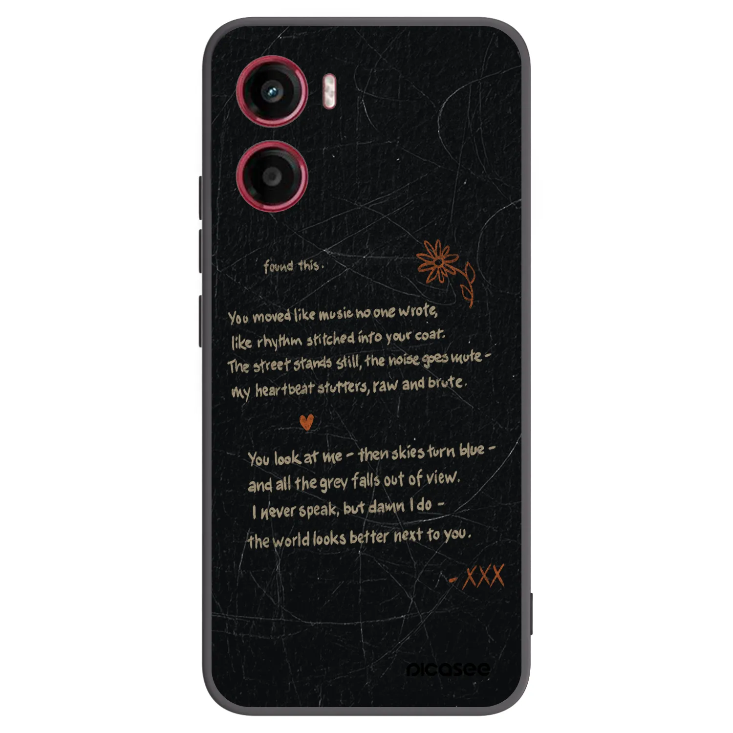 Picasee silikónový čierny obal pre Motorola Moto G05 - POET