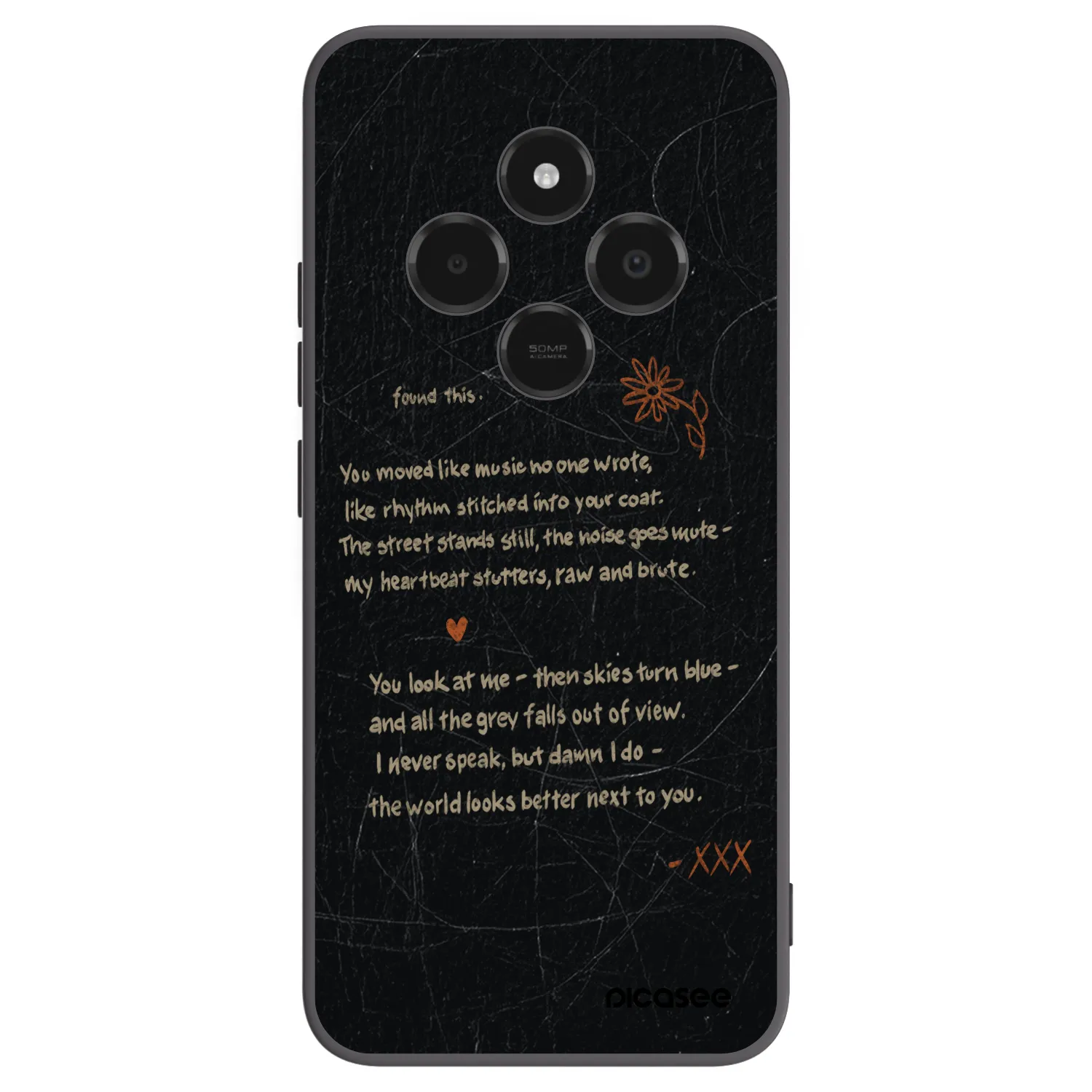 Picasee silikónový čierny obal pre Xiaomi Poco C75 - POET