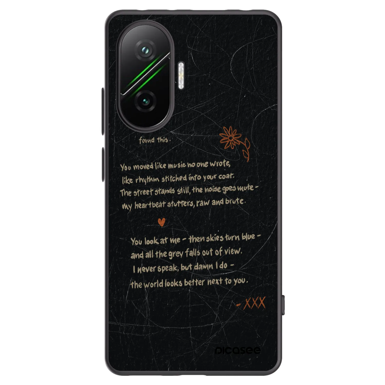 Silikónový čierny obal pre Xiaomi Poco F7 Pro 5G - POET