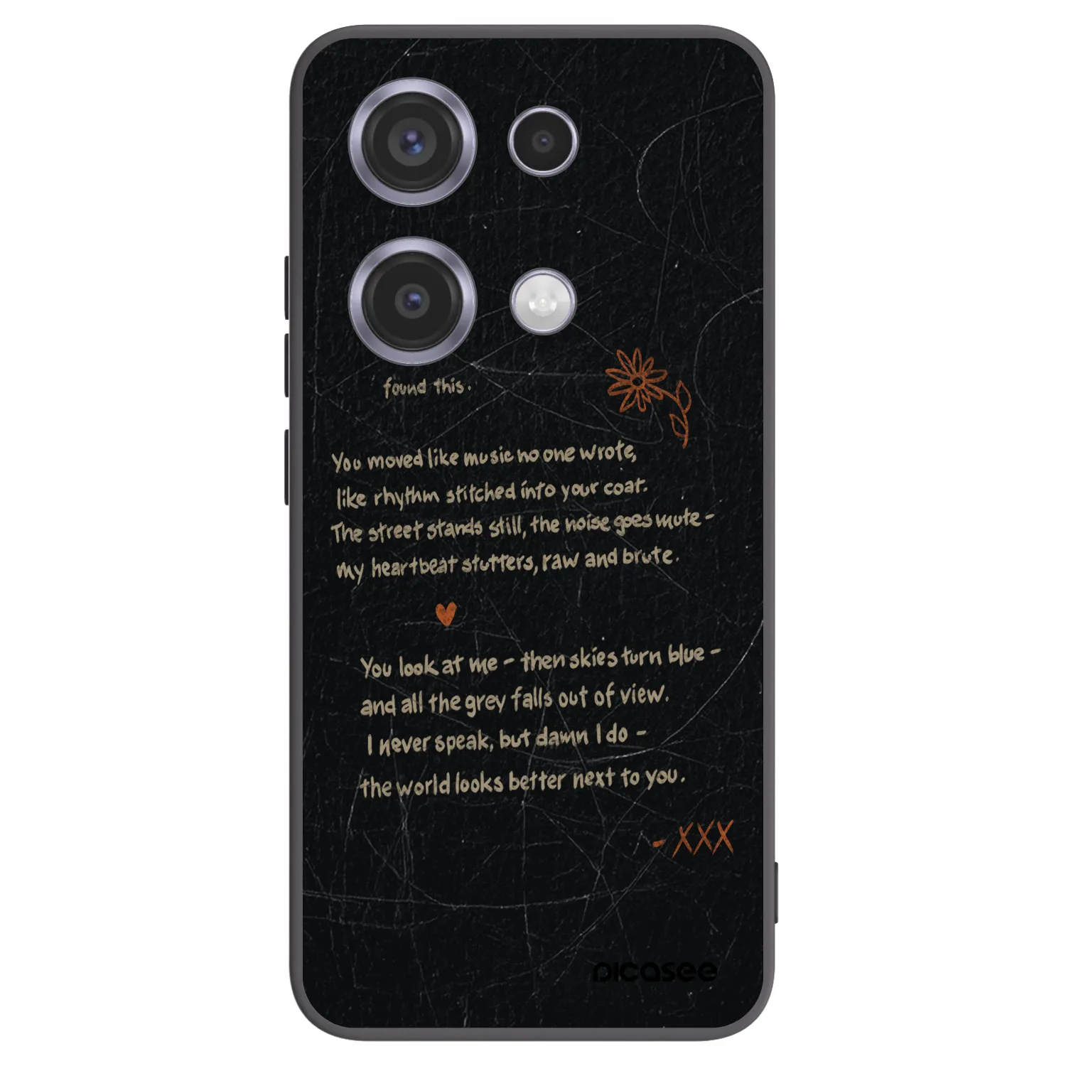 Picasee silikónový čierny obal pre Xiaomi Redmi Note 14S - POET