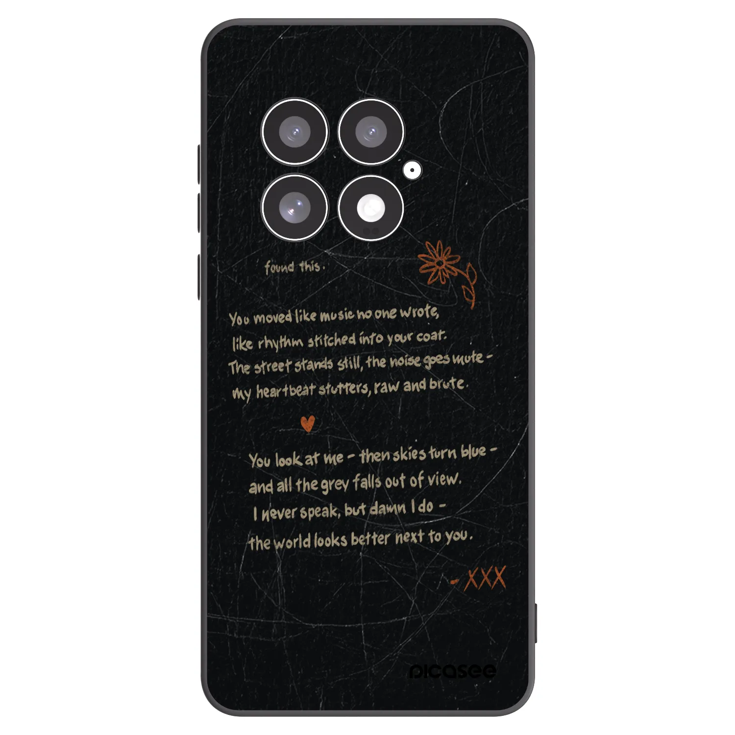 Picasee silikónový čierny obal pre OnePlus 13 5G - POET