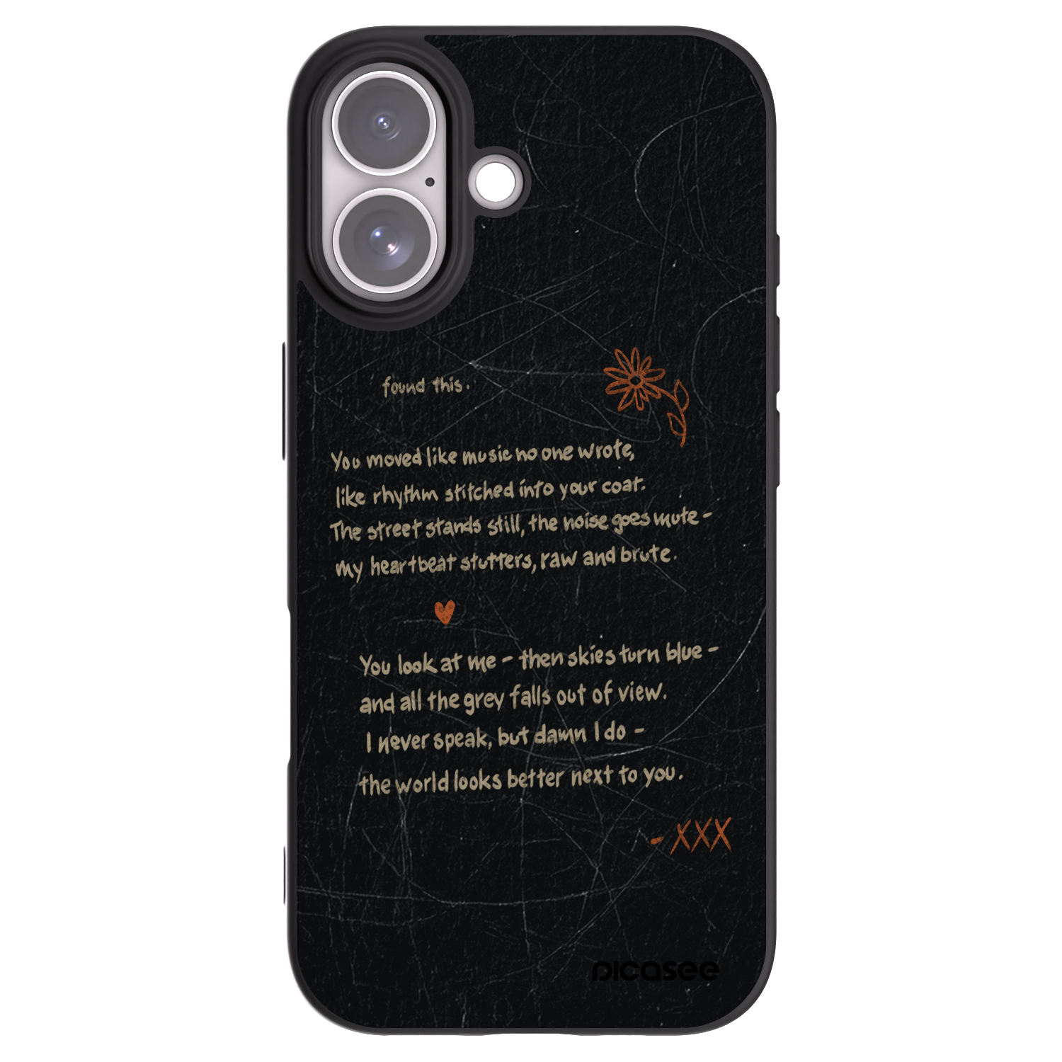 Picasee silikónový čierny obal pre Apple iPhone 17 - POET