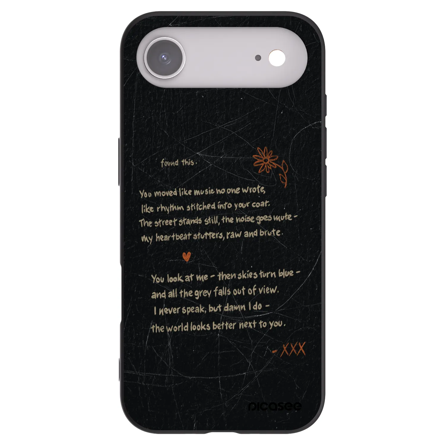 Picasee silikónový čierny obal pre Apple iPhone Air - POET