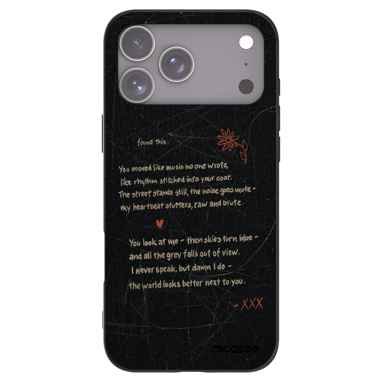 Silikónový čierny obal pre Apple iPhone 17 Pro Max - POET