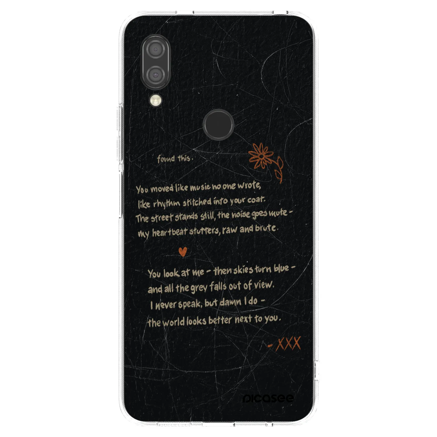 Picasee silikónový prehľadný obal pre Xiaomi Redmi 7 - POET