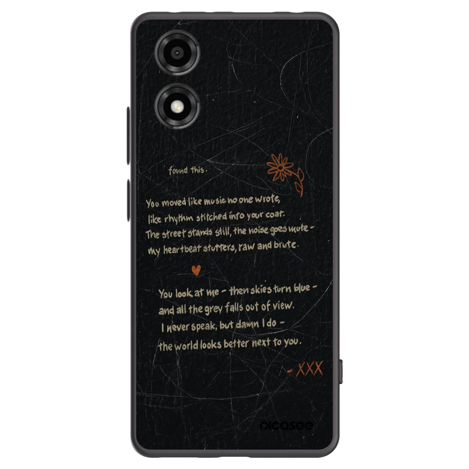 Picasee silikónový čierny obal pre Motorola Moto E14 - POET