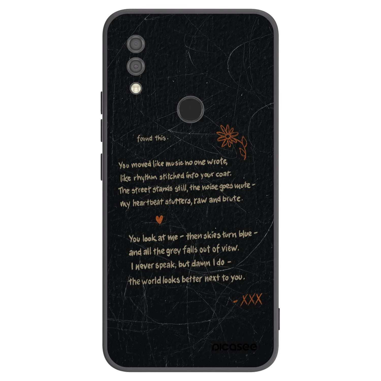 Picasee silikónový čierny obal pre Xiaomi Redmi 7 - POET