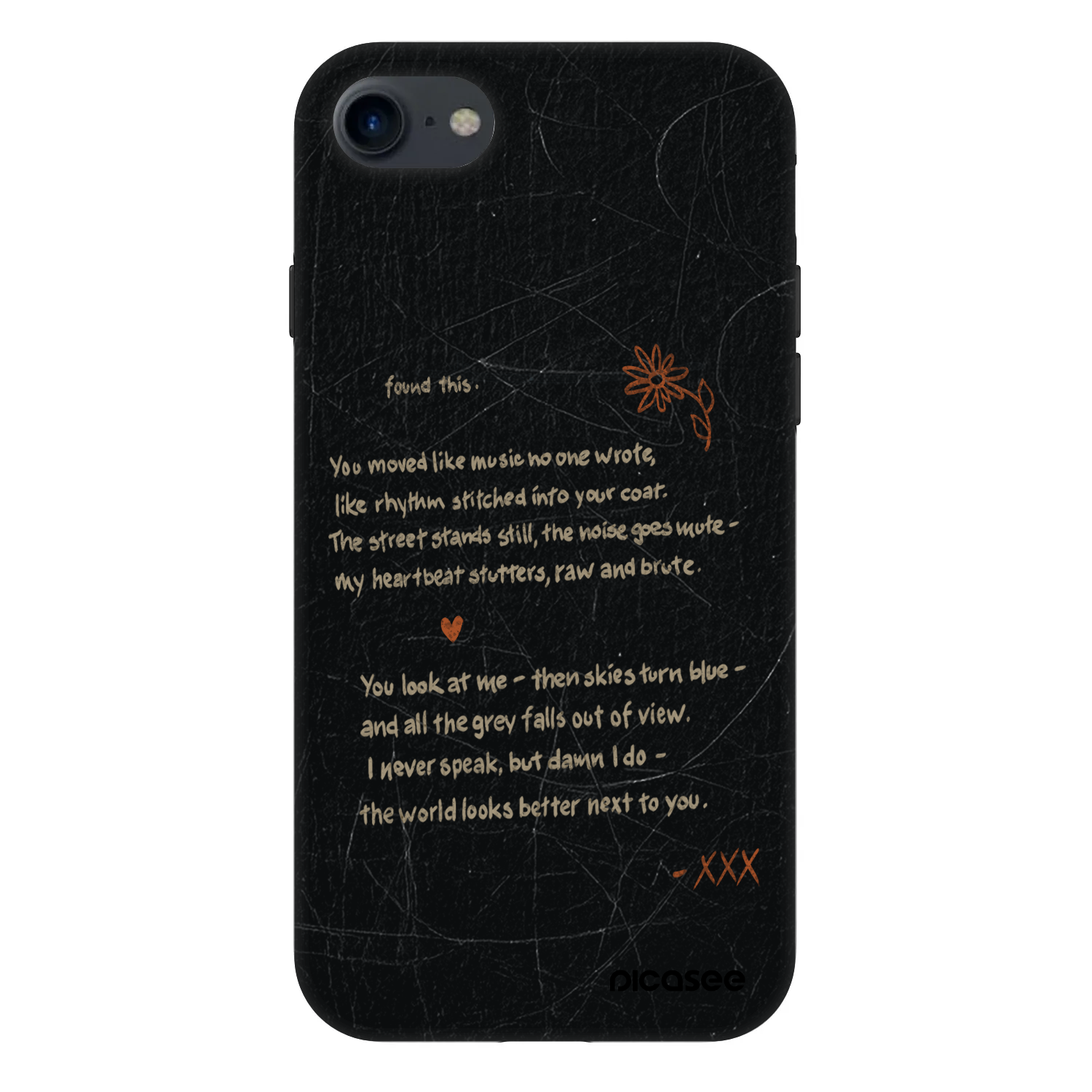 Picasee Fashion Case pre Apple iPhone SE 2020 - POET