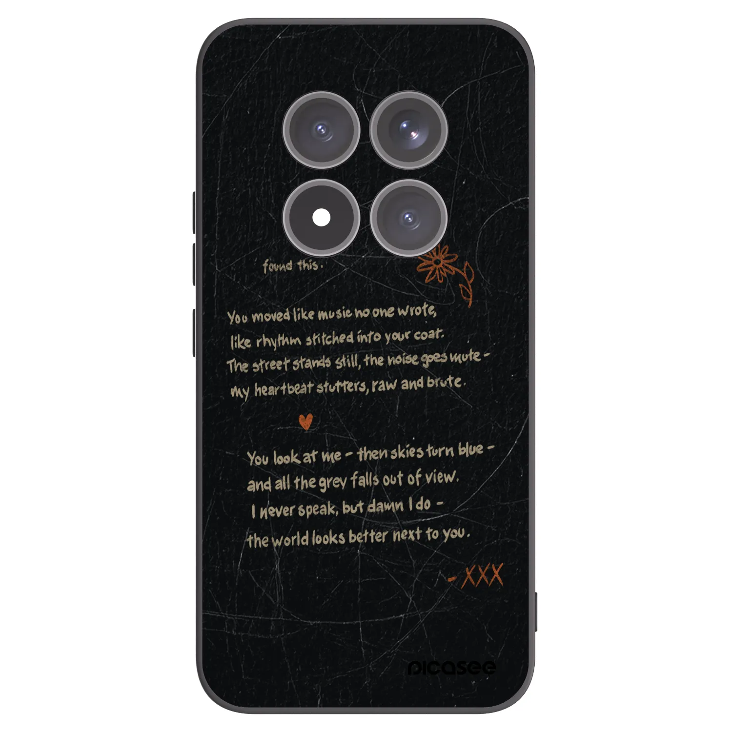 Picasee silikónový čierny obal pre Xiaomi Redmi Note 15 Pro+ - POET