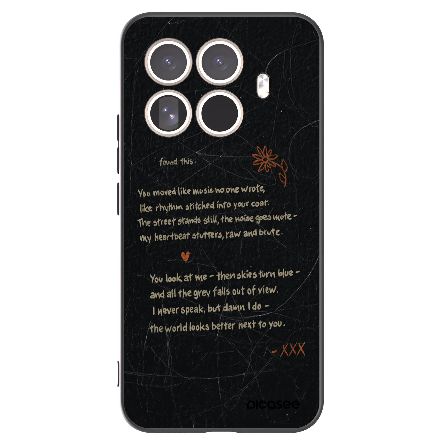 Picasee silikónový čierny obal pre Xiaomi 15T Pro - POET