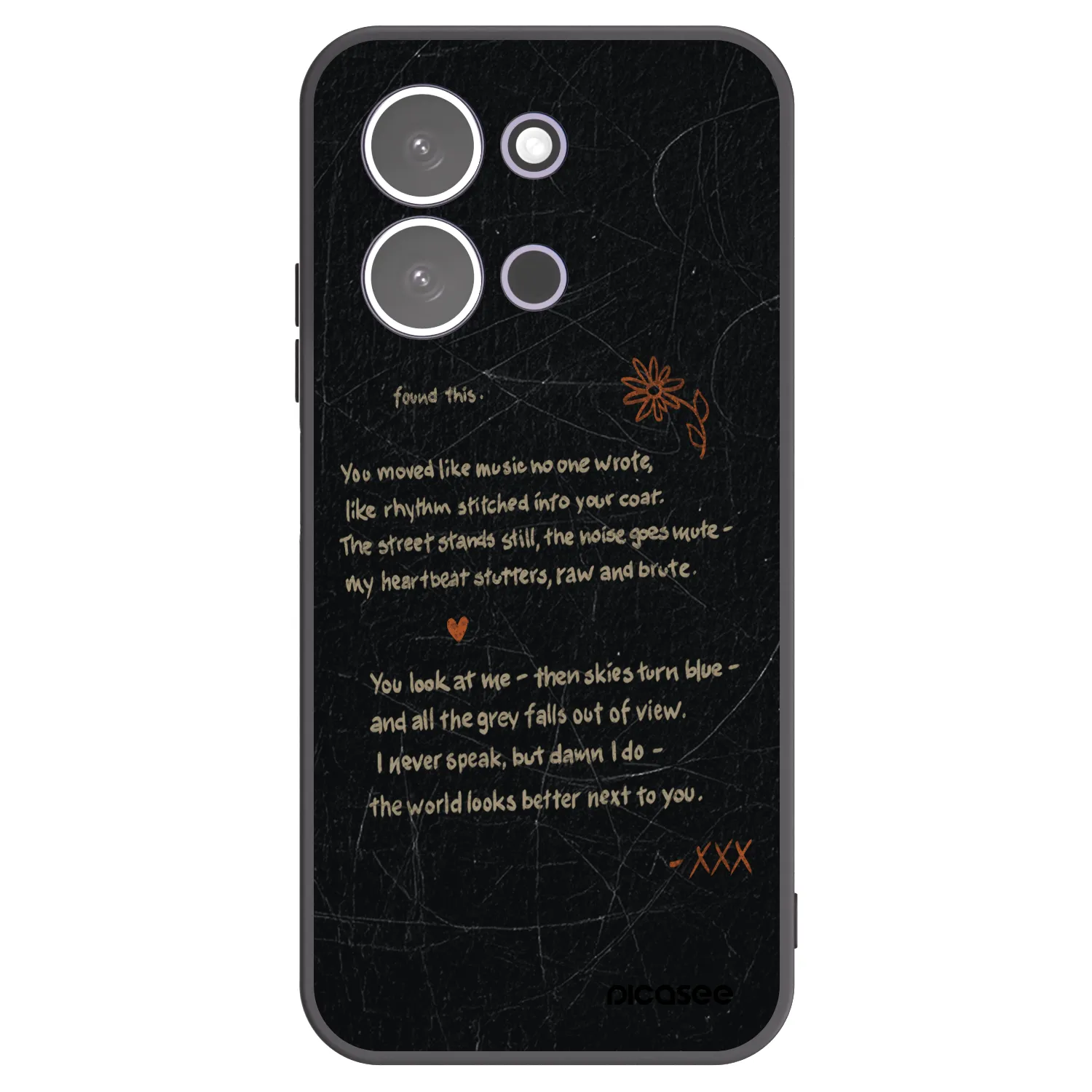 Picasee silikónový čierny obal pre Xiaomi Redmi 15C 5G - POET