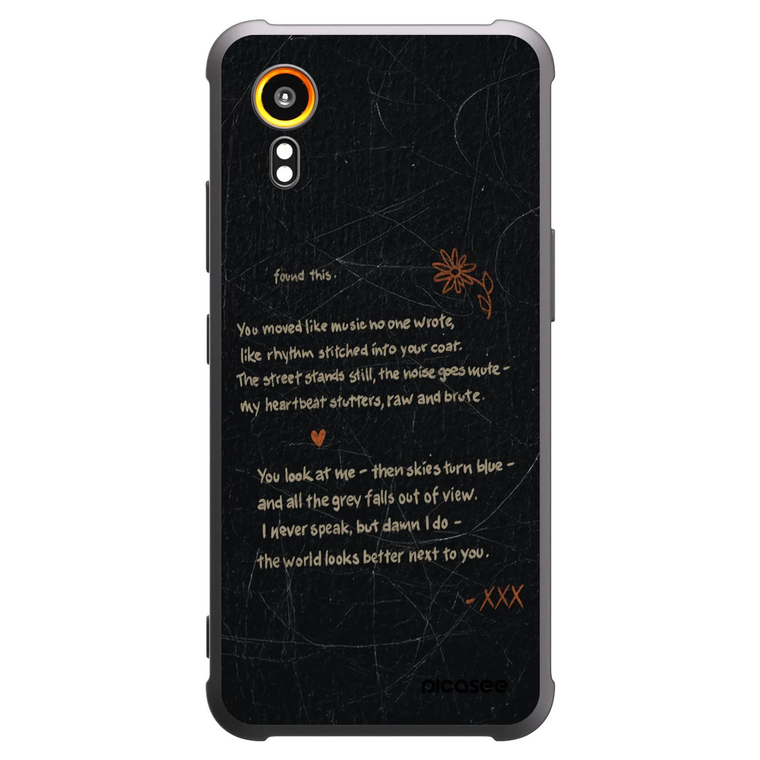 Picasee silikónový čierny obal pre Samsung Galaxy Xcover 7 - POET