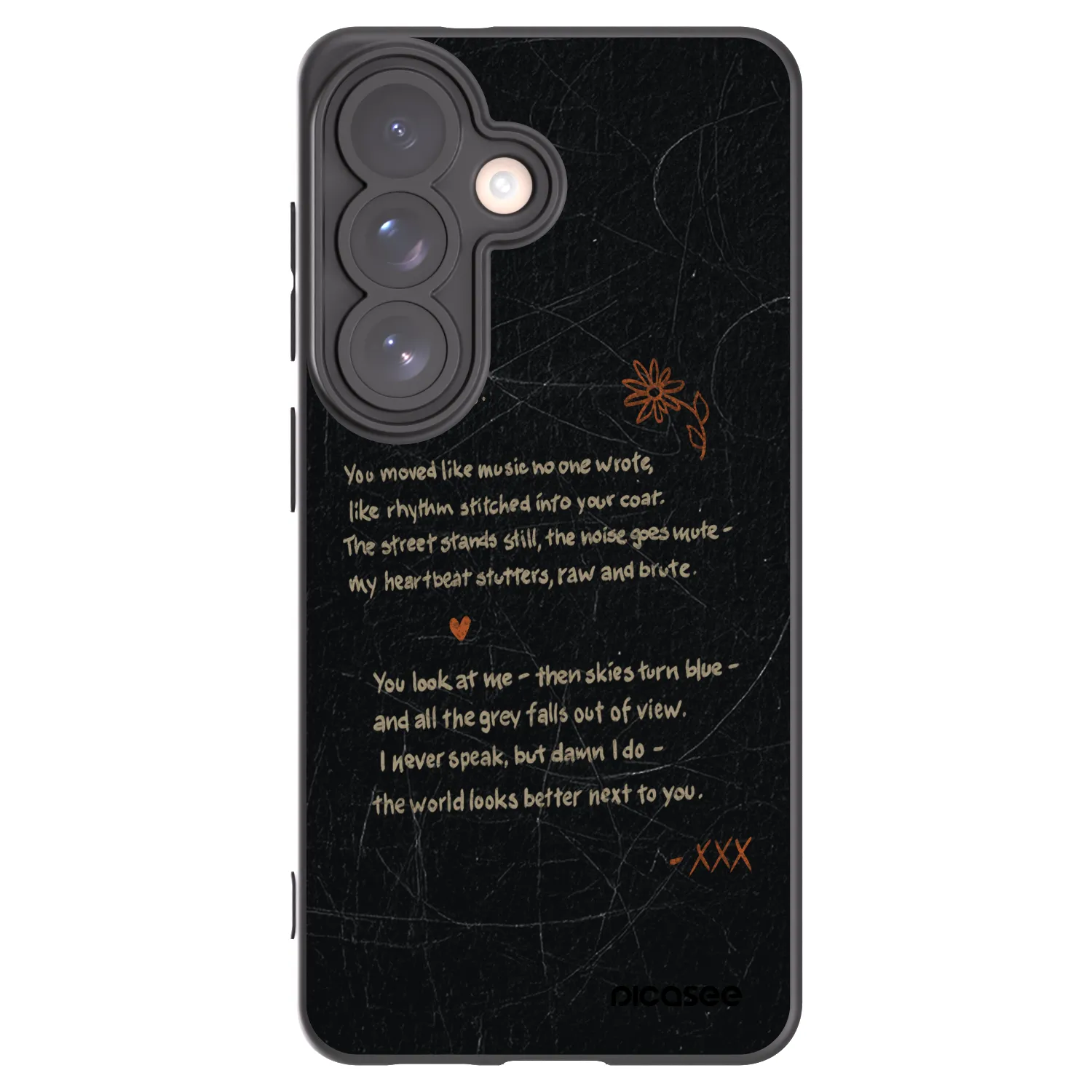 Picasee silikónový čierny obal pre Samsung Galaxy S26 - POET