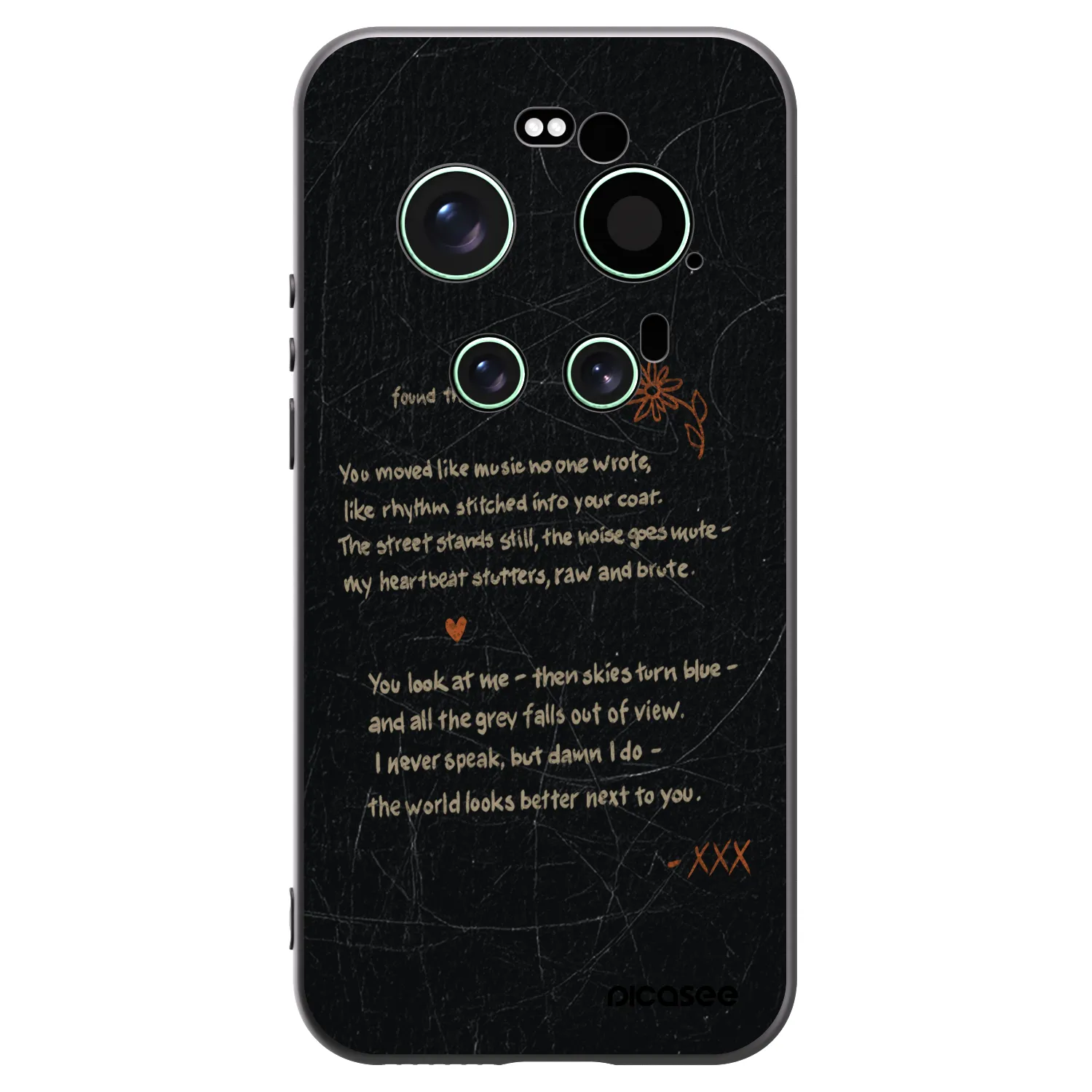 Picasee silikónový čierny obal pre Xiaomi 17 Ultra - POET