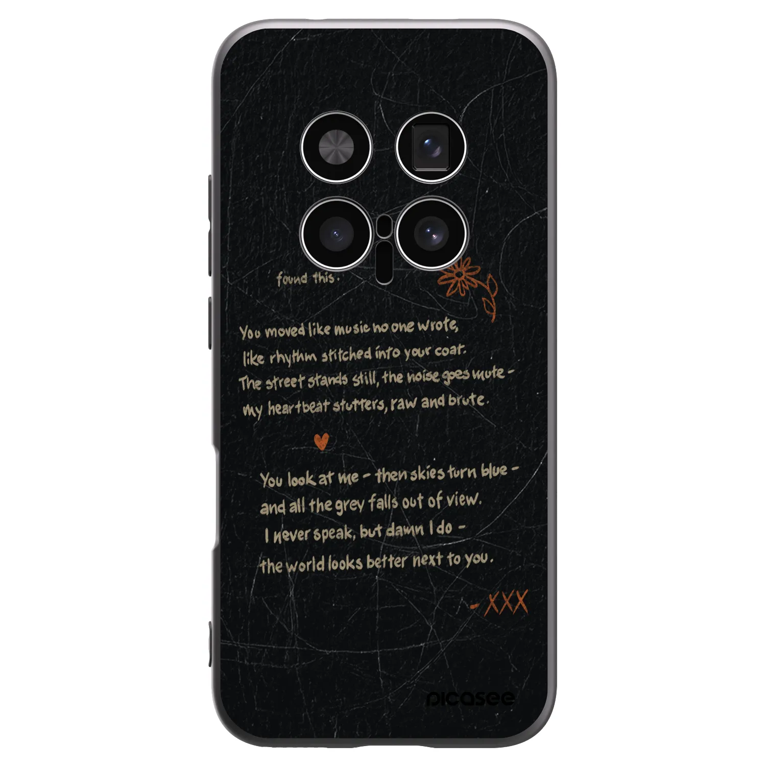 Picasee silikónový čierny obal pre Honor Magic8 Pro 5G - POET