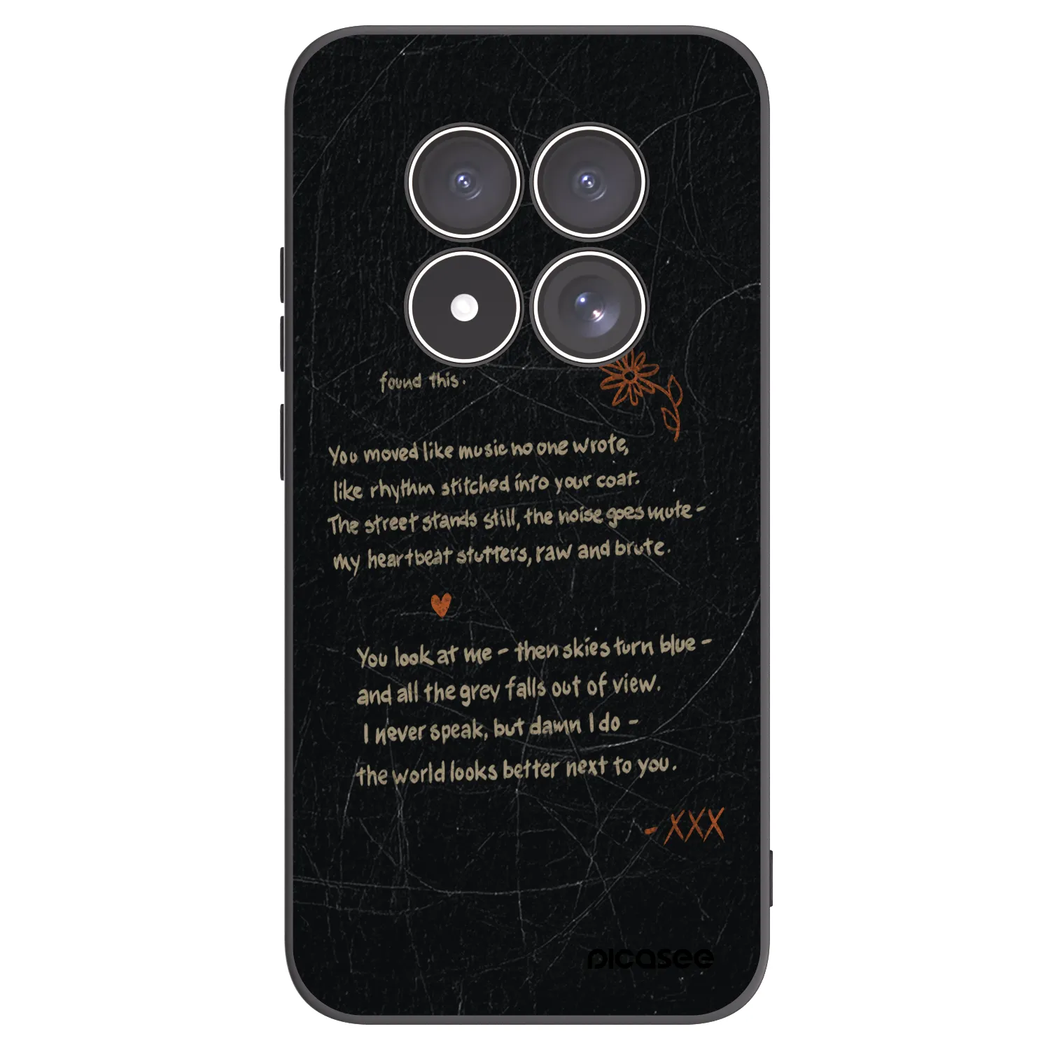 Picasee silikónový čierny obal pre Xiaomi Redmi Note 15 Pro 5G - POET